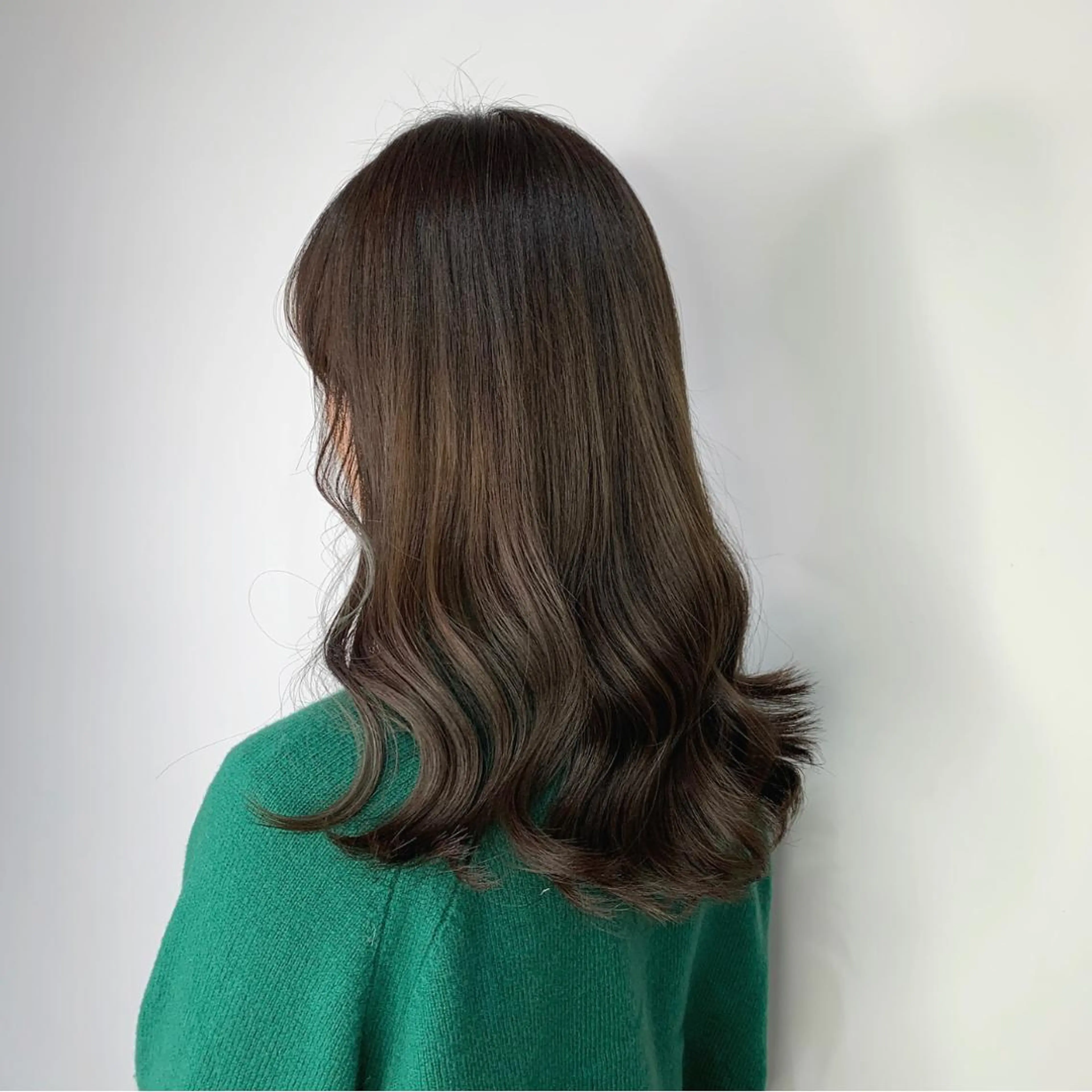 セミロング カラー カット ヘアカラー HARUKA韓国ヘア /Luana梅田のヘアスタイル