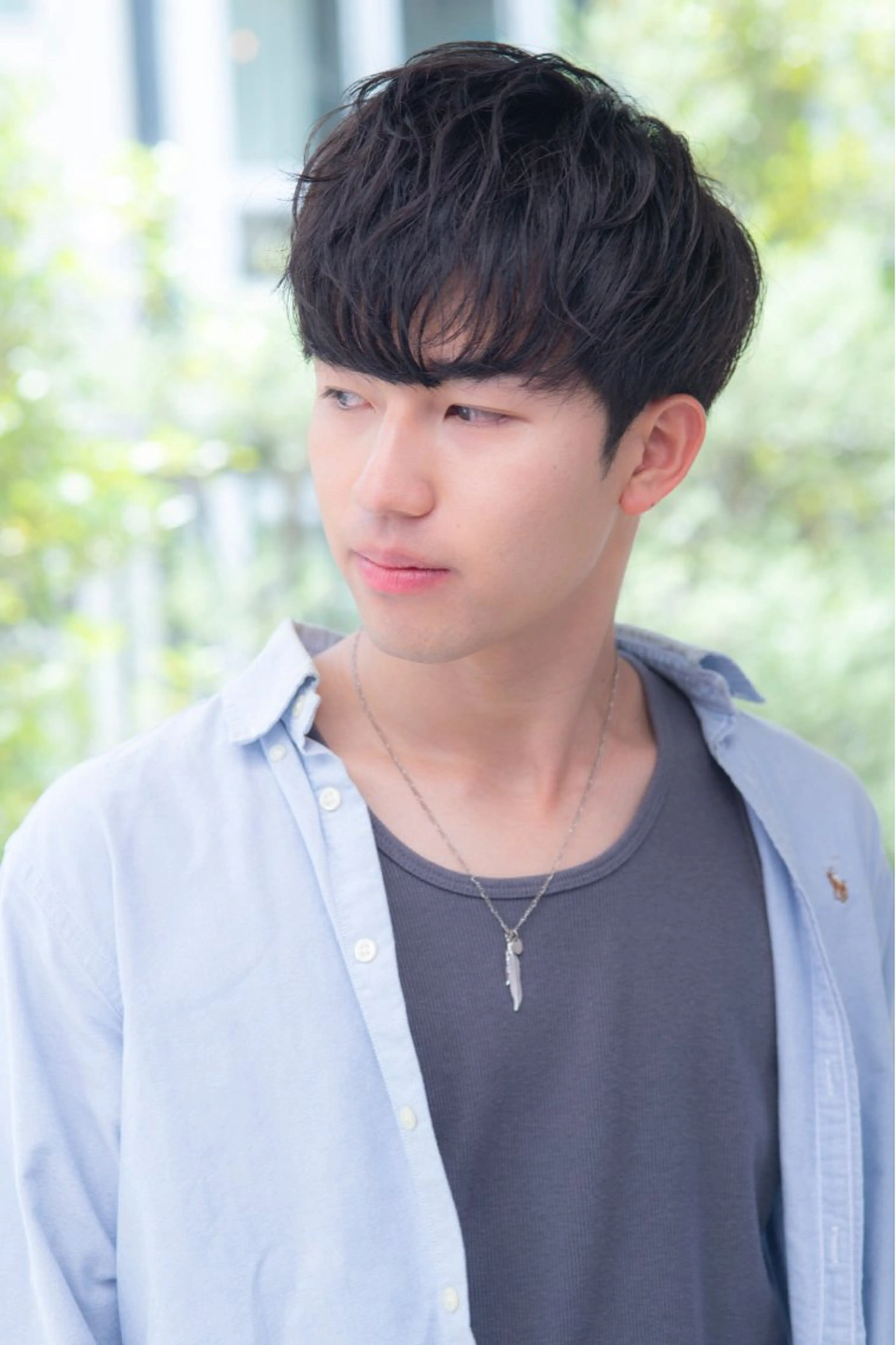 ショート パーマ メンズ カット パーマ 韓国風カット/ 髪質改善 黒崎のヘアスタイル