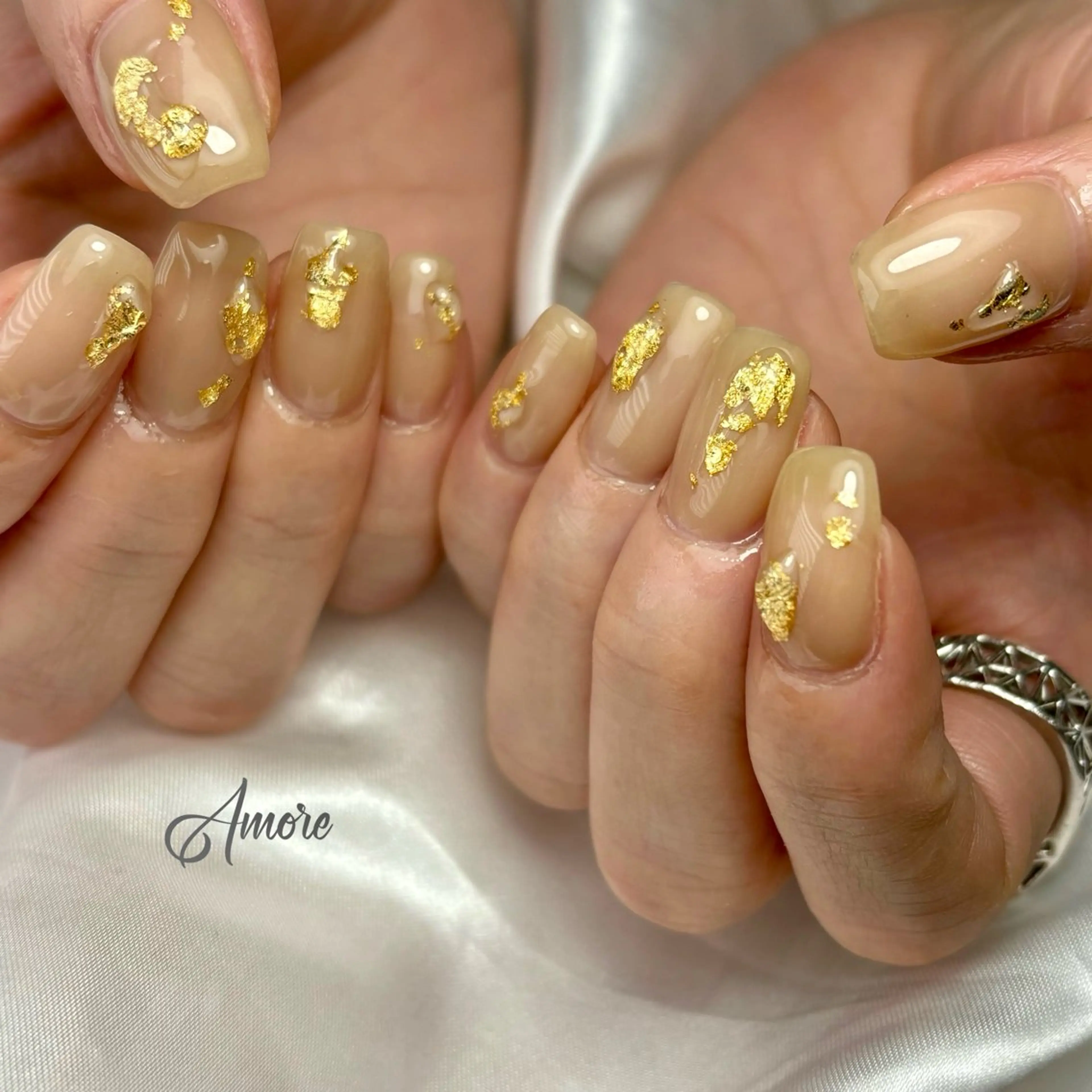 ネイル ジェルネイル キラキラネイル 韓国ネイル マグネットネイル パラジェル You kyehwaのネイルデザイン