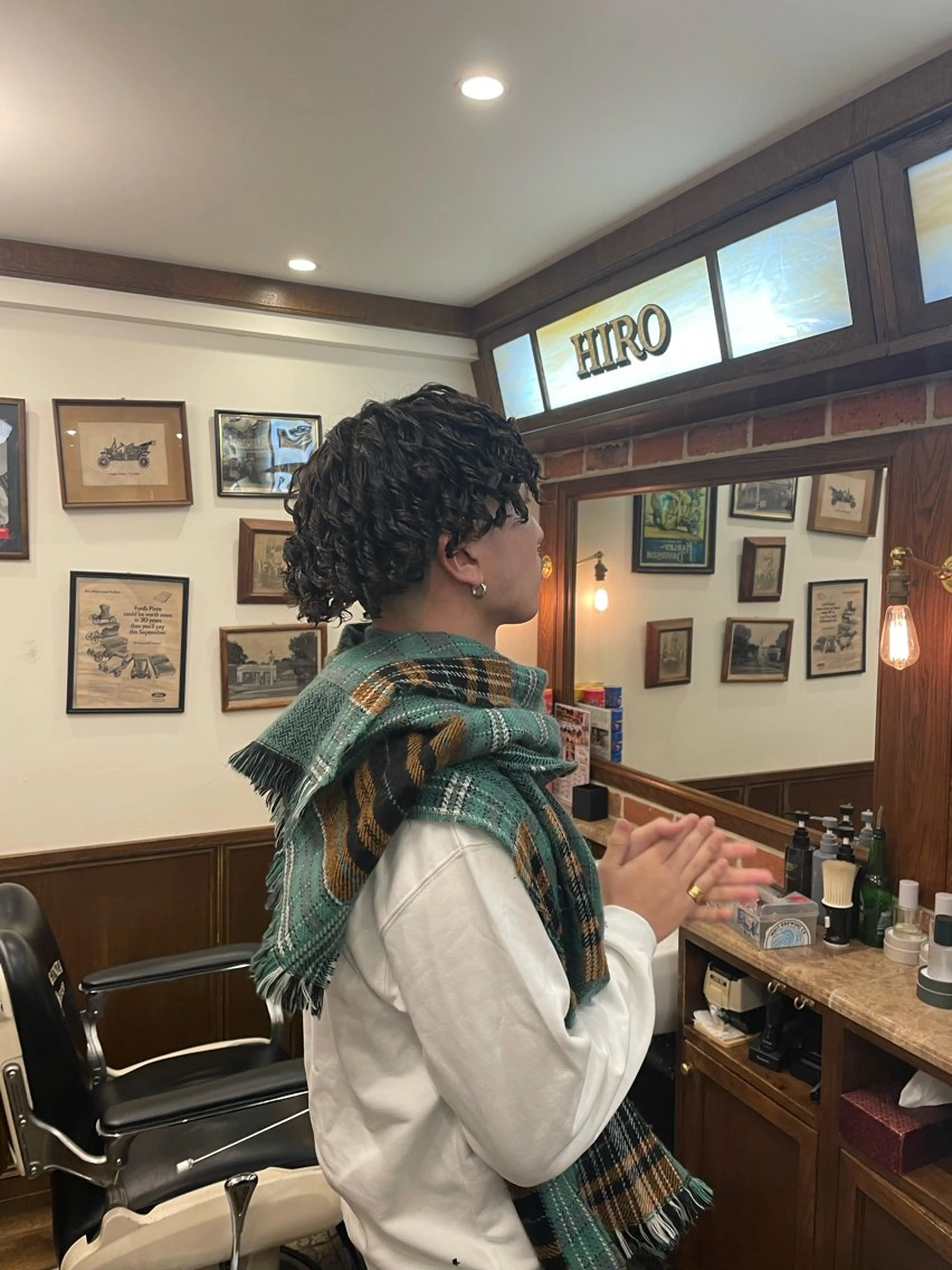 セミロング パーマ メンズ カット パーマ ITO TOMのヘアスタイル