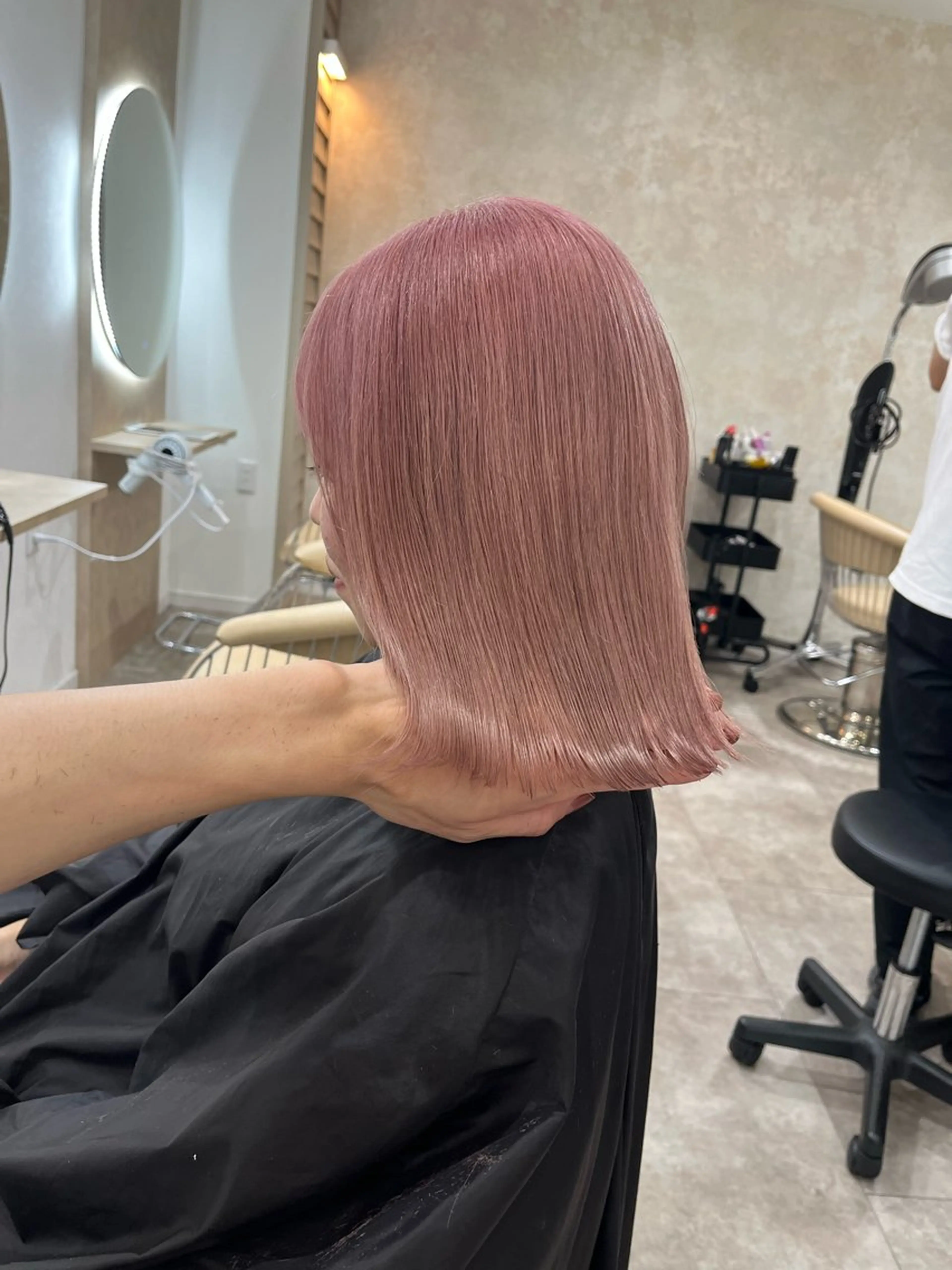 ミディアム カラー ブリーチ ケアブリーチ ダブルカラー ヘアカラー トリートメント LATE  tokyo所属・廣庭 勇人のヘアスタイル