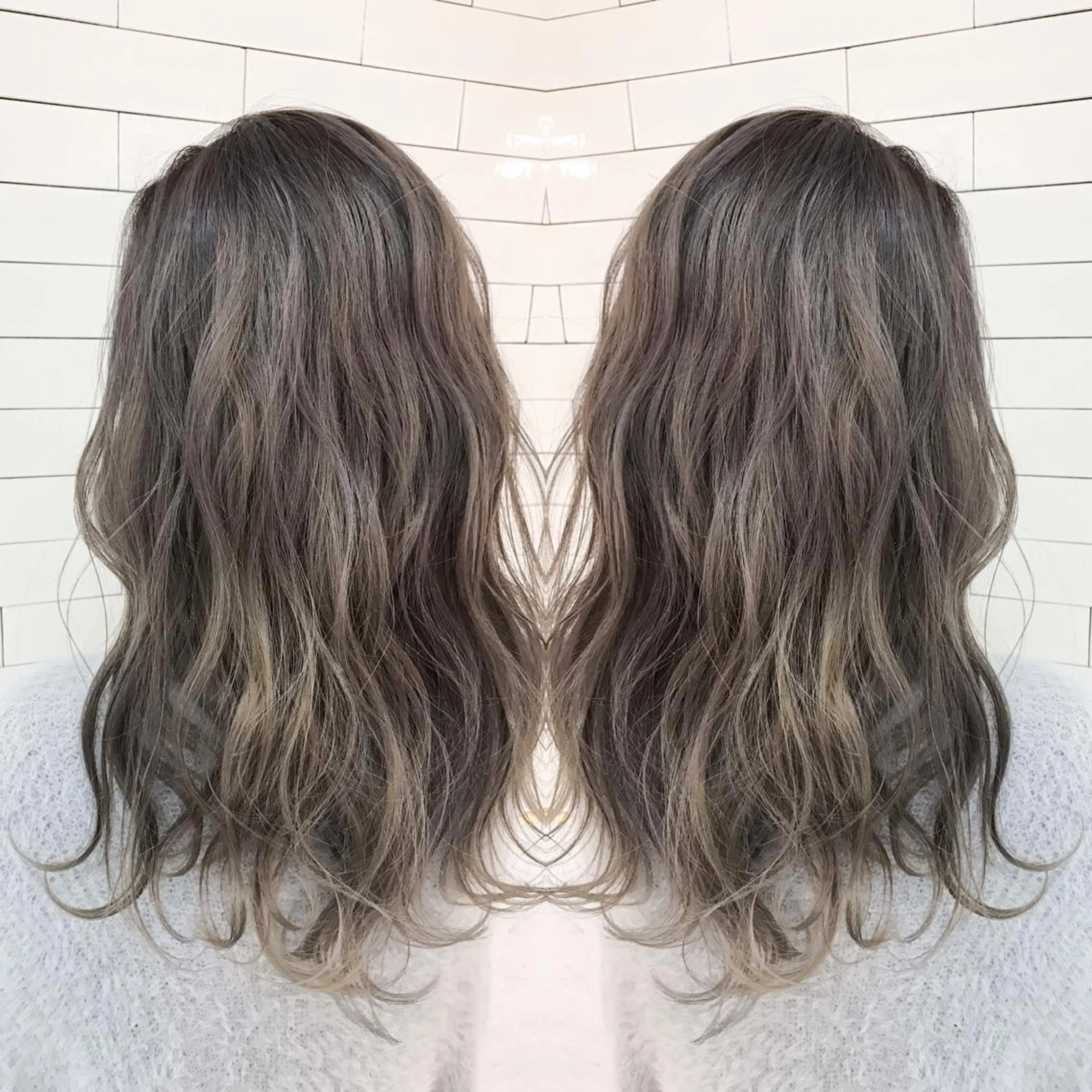 ミディアム カラー 透明感カラー グレージュ LA KING GINZA TOKYO所属・🧡ショートの達人 🧡SHOのヘアスタイル