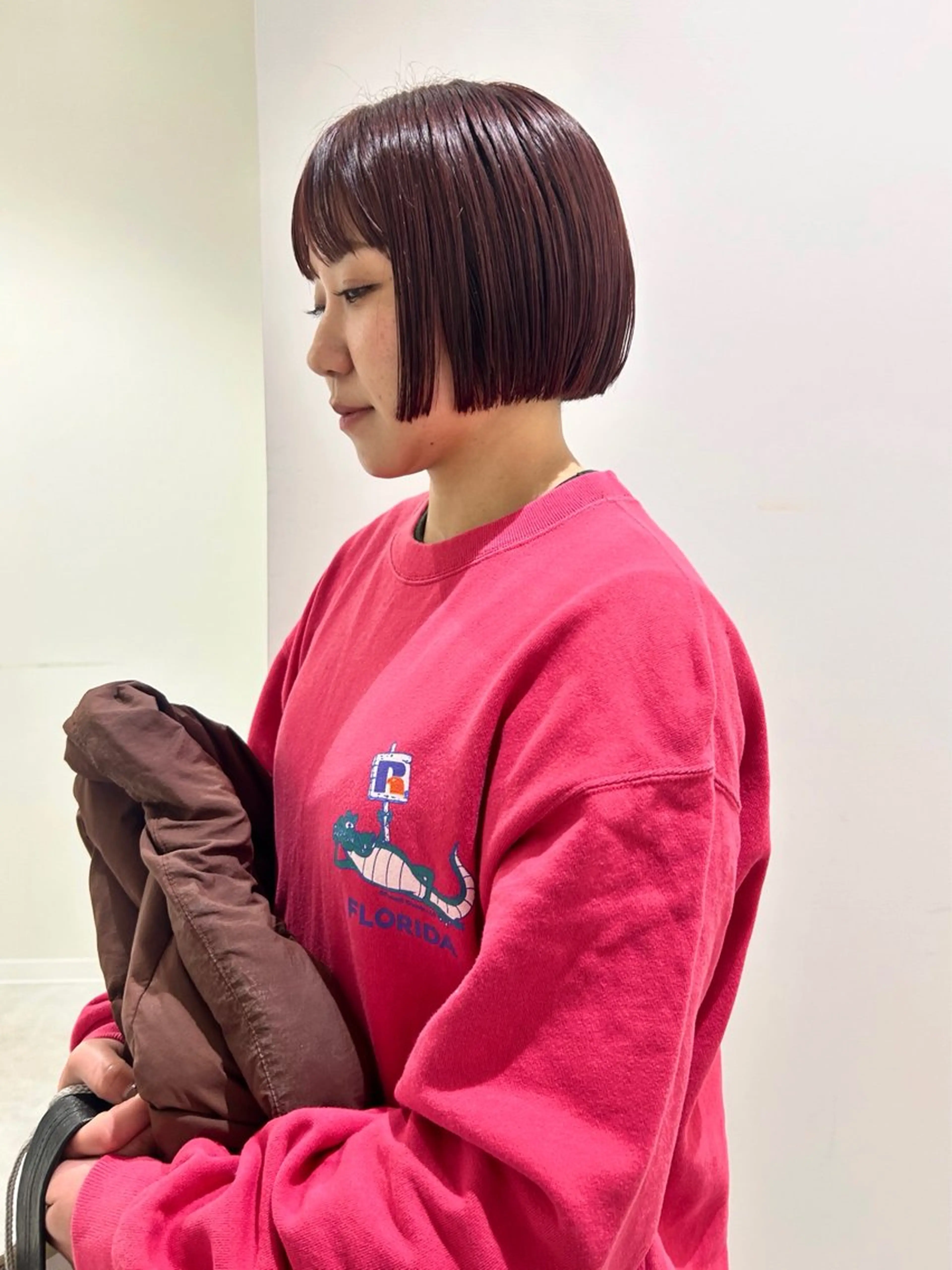 ショート カラー カット ヘアカラー 👔ボブ﹨似合 わせパーマ🩳ももかのヘアスタイル