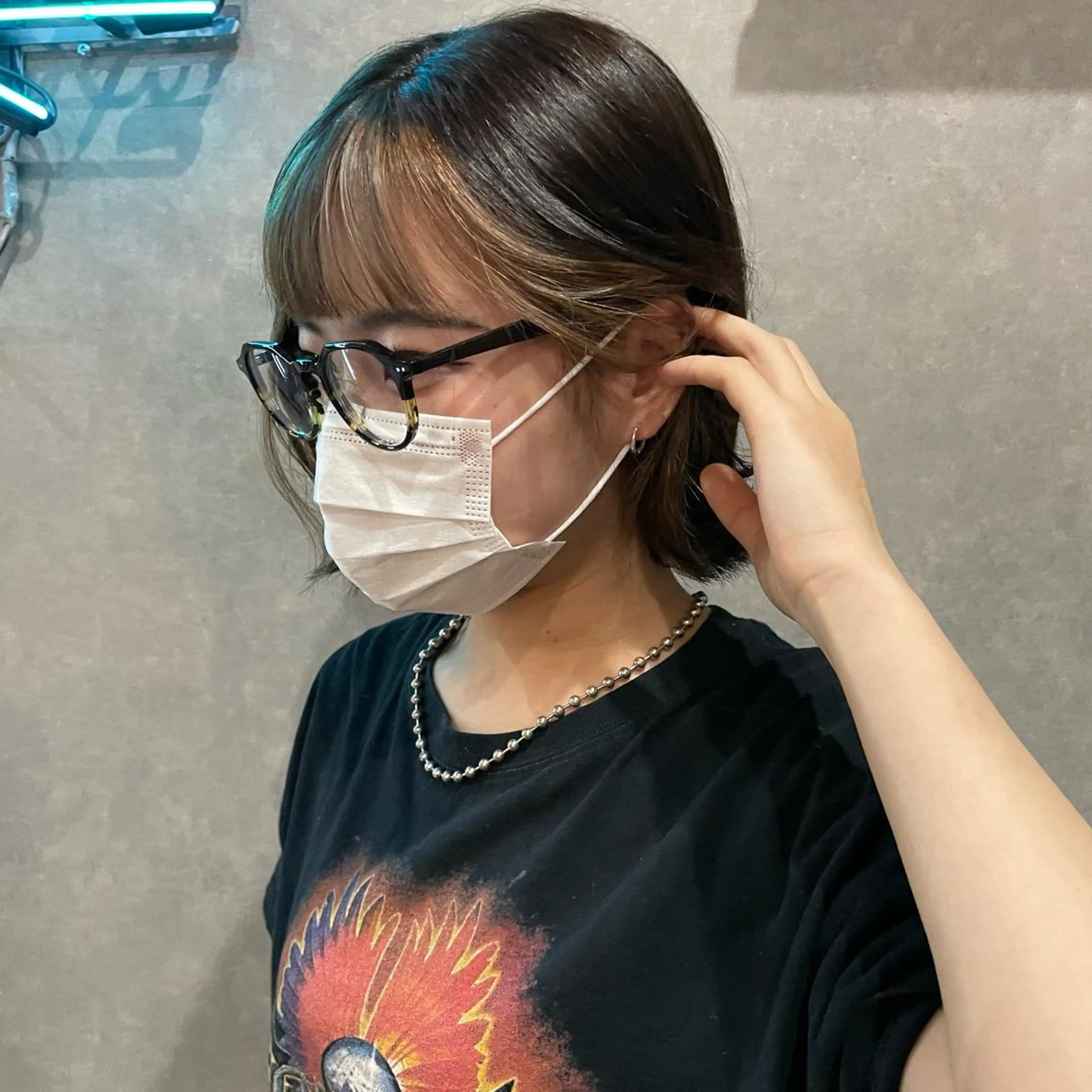 ショート カラー はちすか るかのヘアスタイル