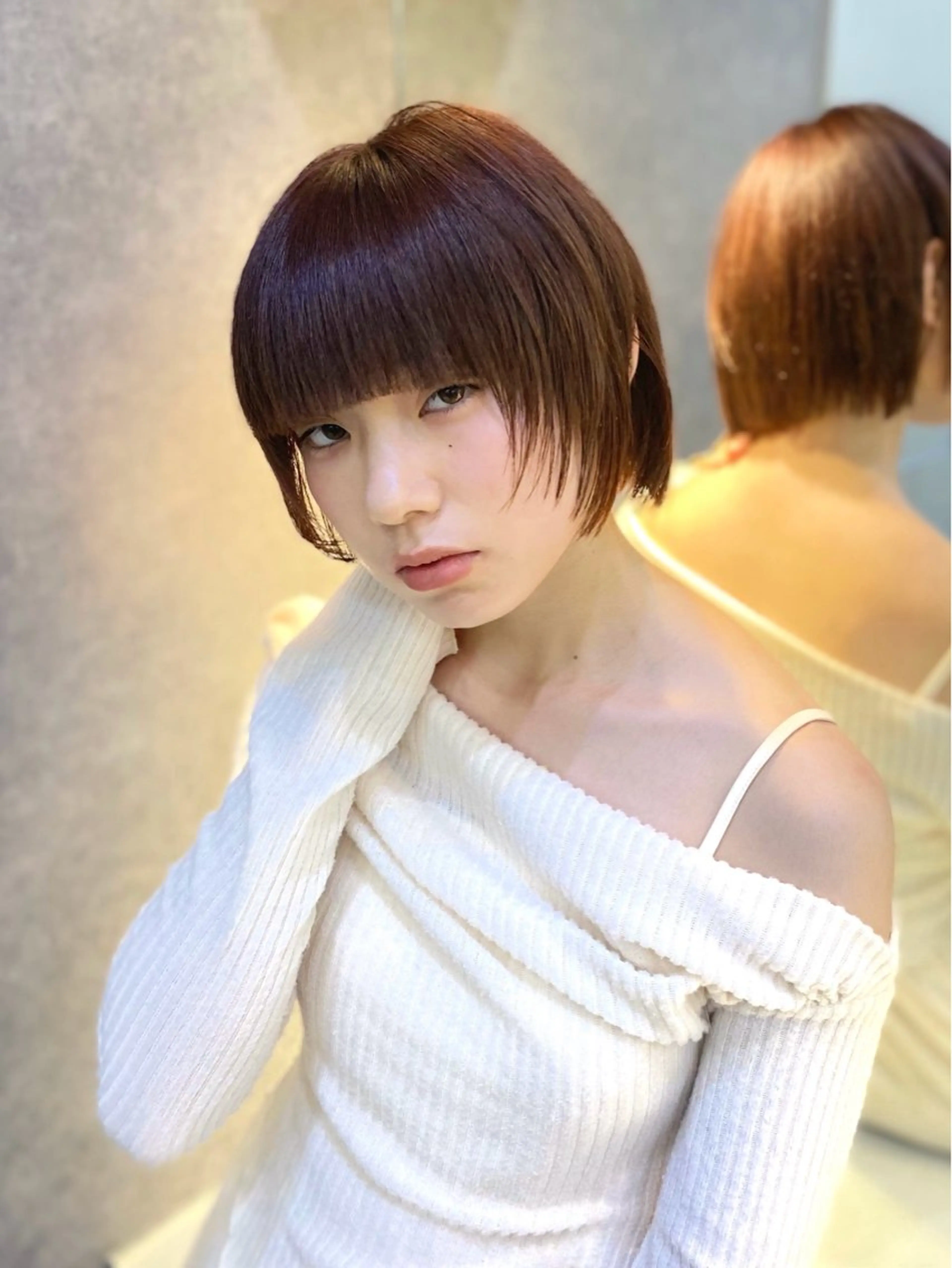 🌈三月限定バッサリショートカット➕超音波アイロン付き✨➕最高級トリートメント💯➕ReFa最新機器ファインバブル🫧の写真