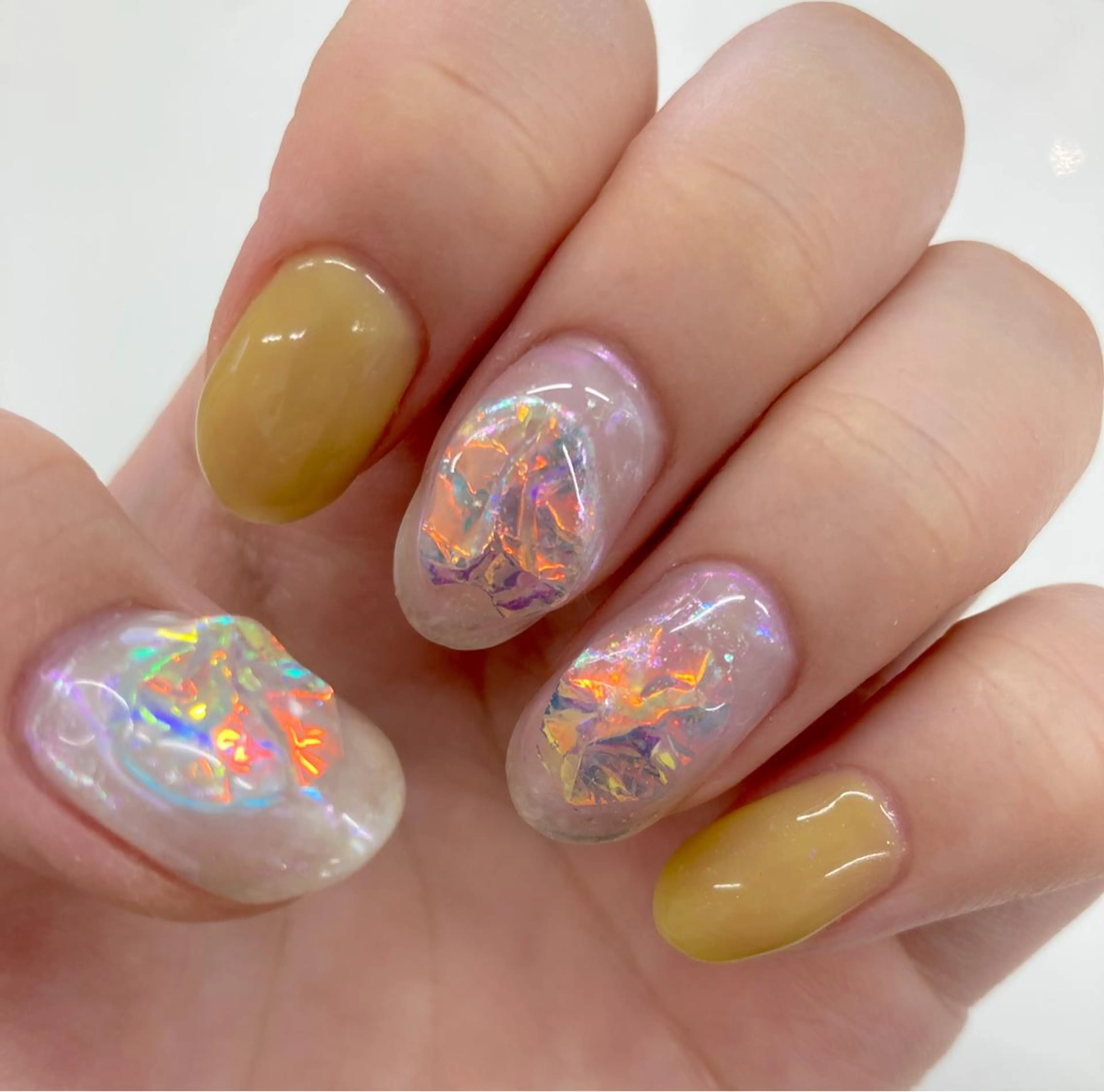 ネイル 氷ネイル・うるうるネイル Glück ...所属・Glück... chikakoのネイルデザイン