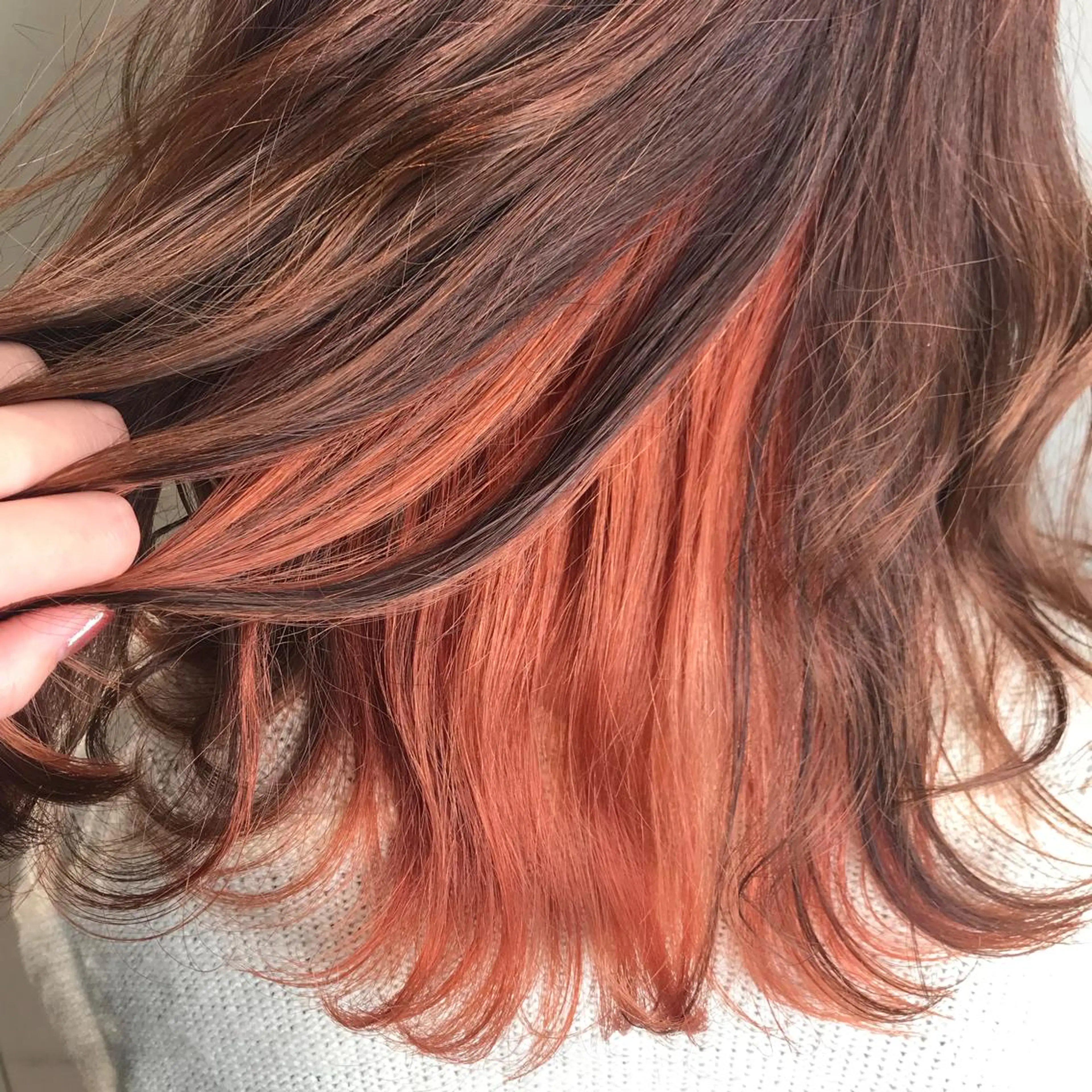 セミロング カラー knock【ノック】所属・烏丸韓国ヘア🇰🇷 ayaka🎀のヘアスタイル