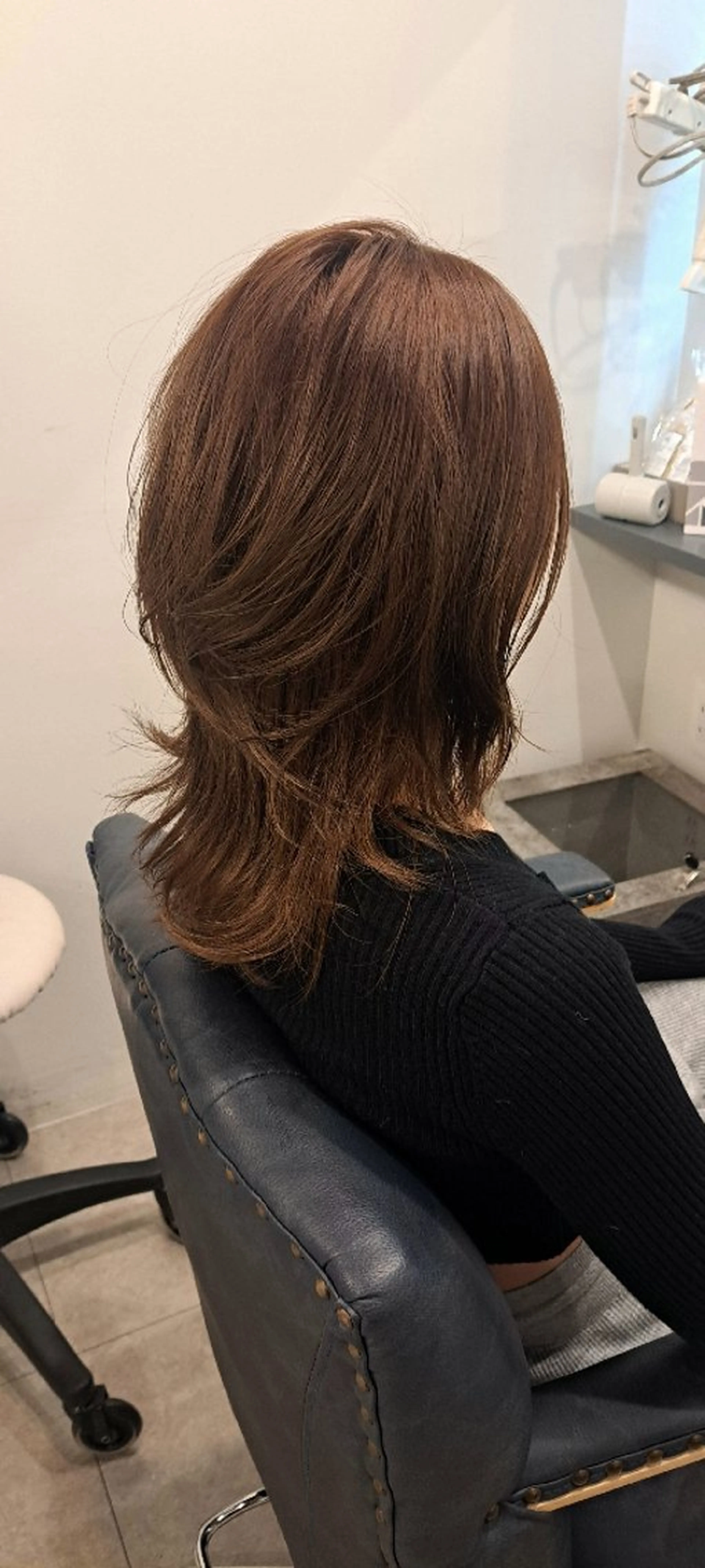 セミロング ヘアカラー トリートメント from…所属・髪質改善ストレート♥ JUN🐱のヘアスタイル