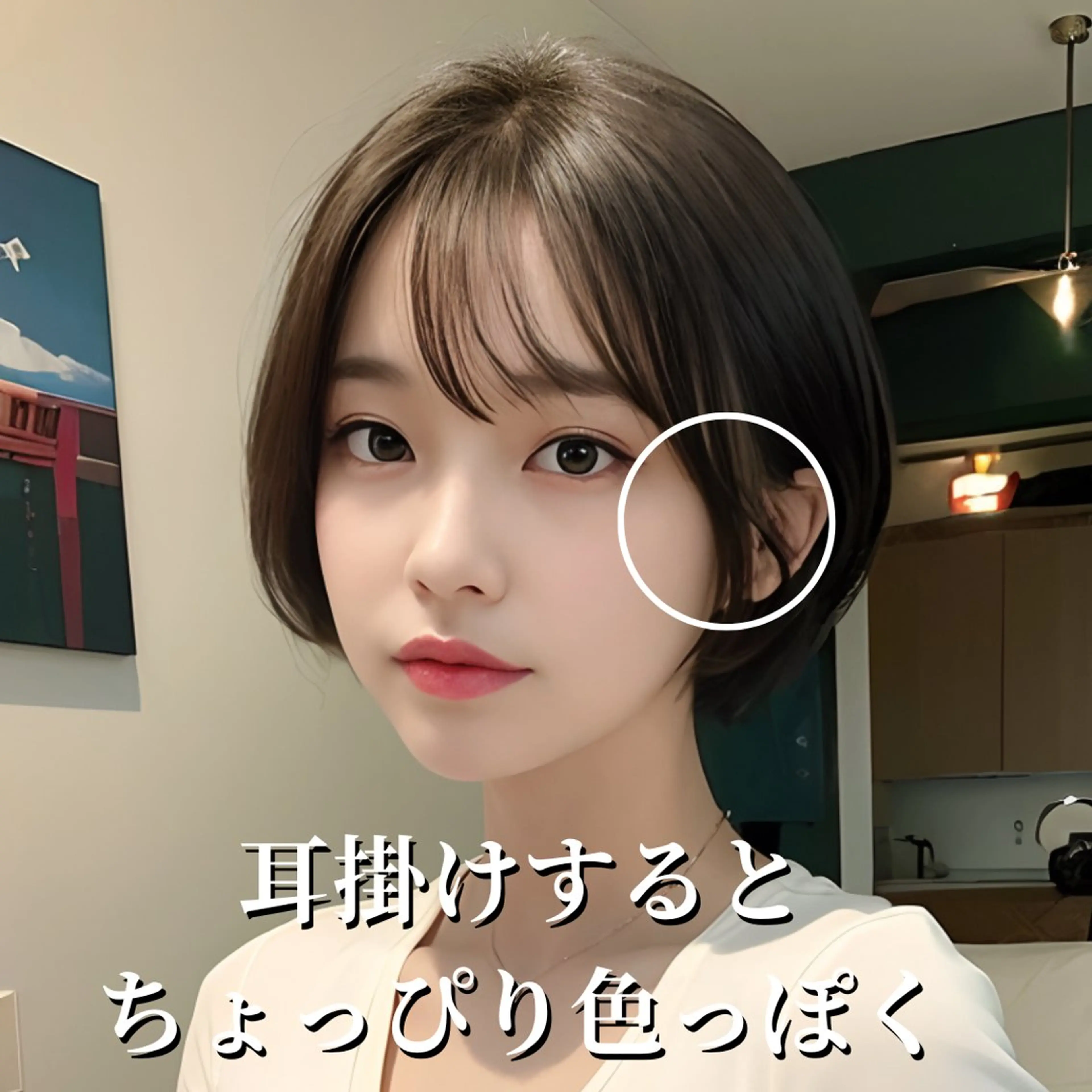 ショート ショートヘア くすみカラー、大場猛のヘアスタイル