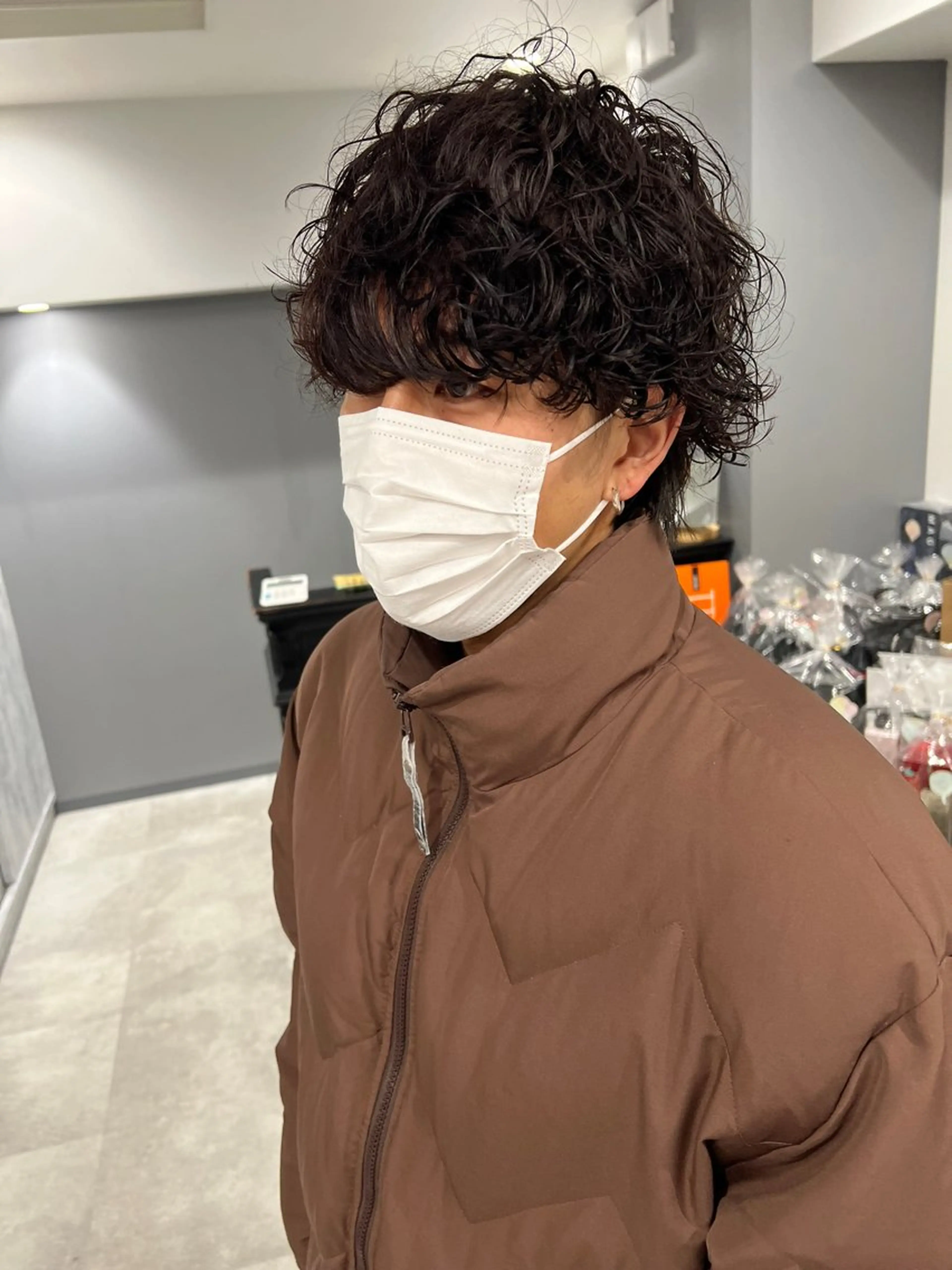 カット＋シャドウパーマor波巻きパーマの写真