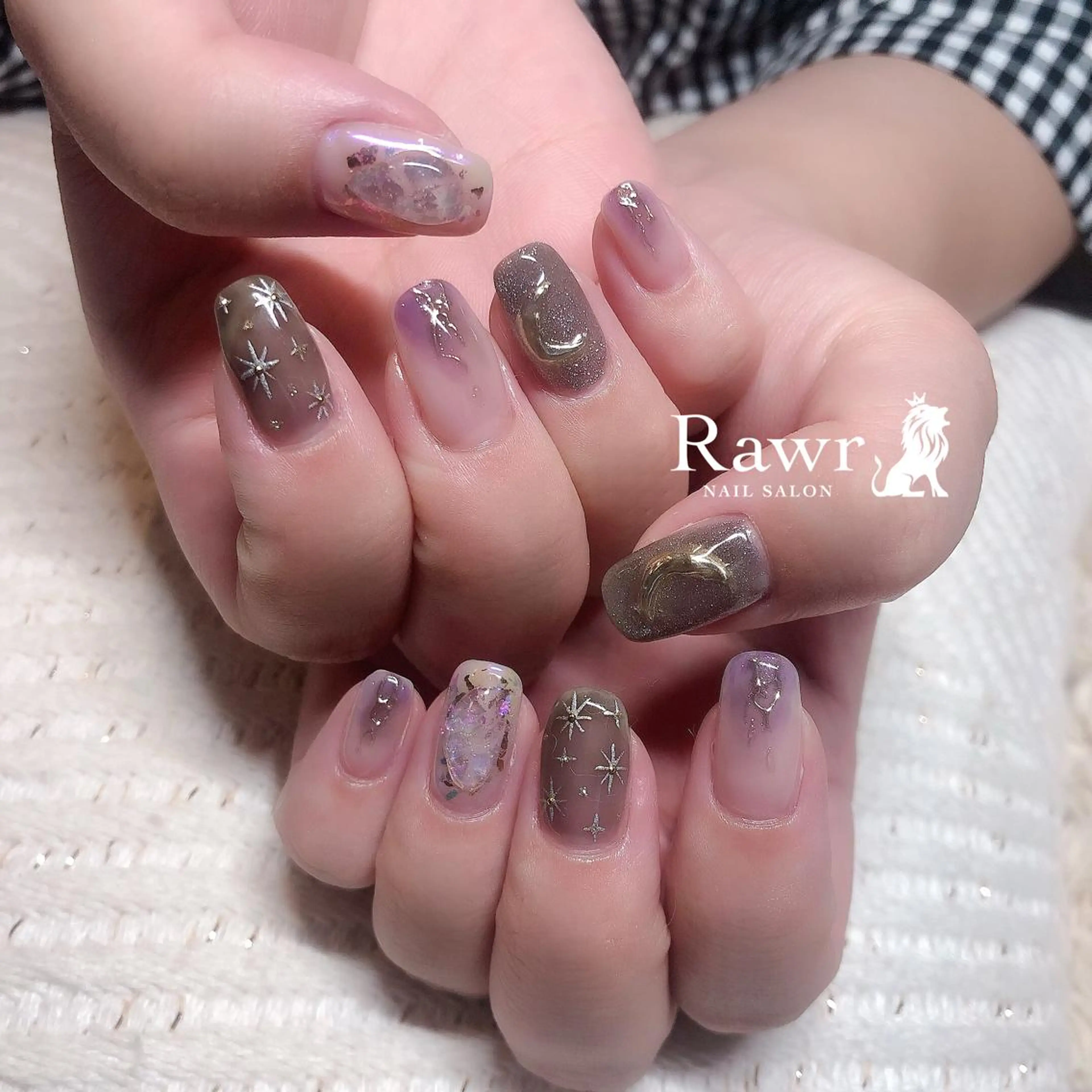 ネイル ハンドネイル Rawr / saoriのネイルデザイン