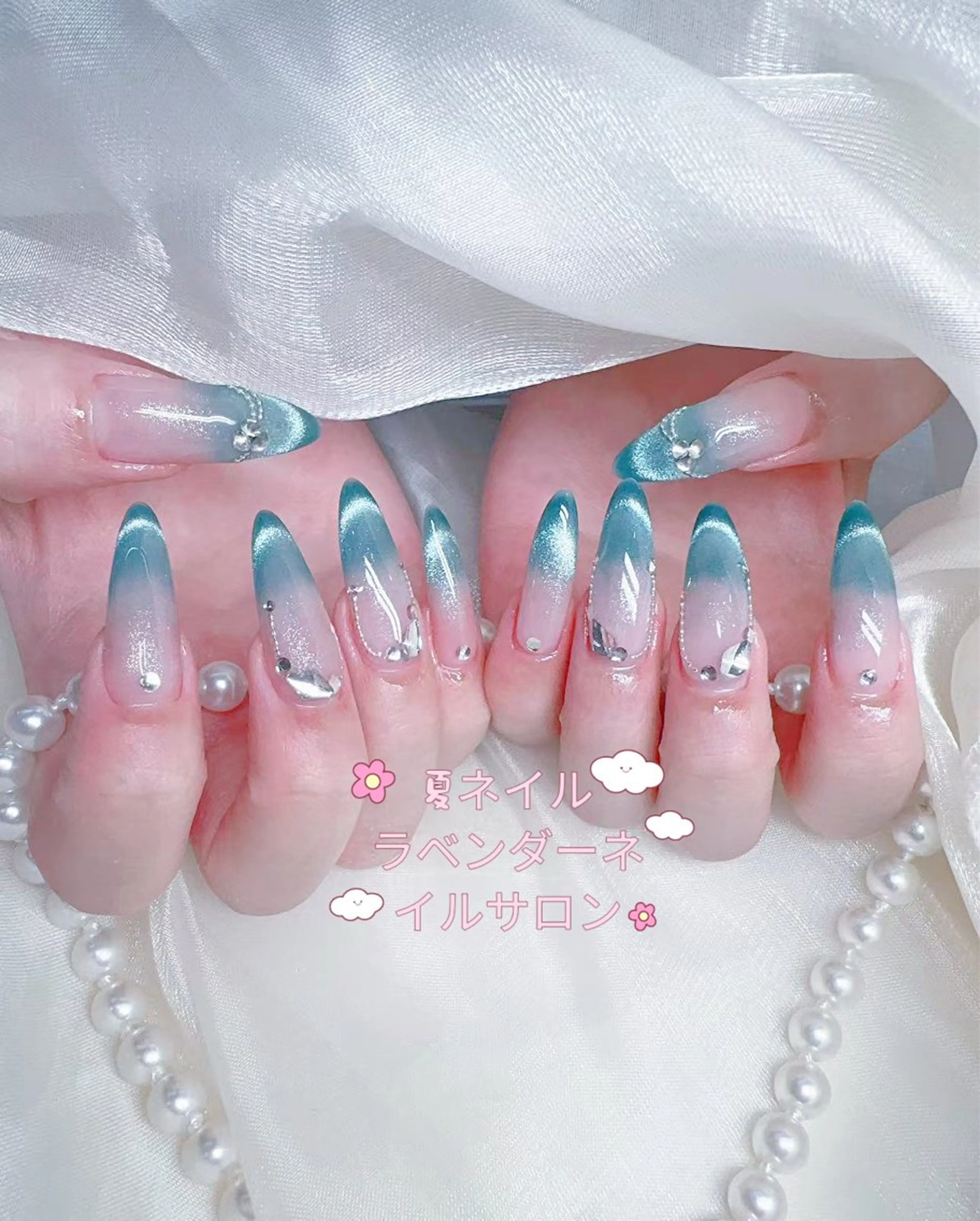 ネイル ラベンダー💖日暮里 ルル💖ネイルのネイルデザイン