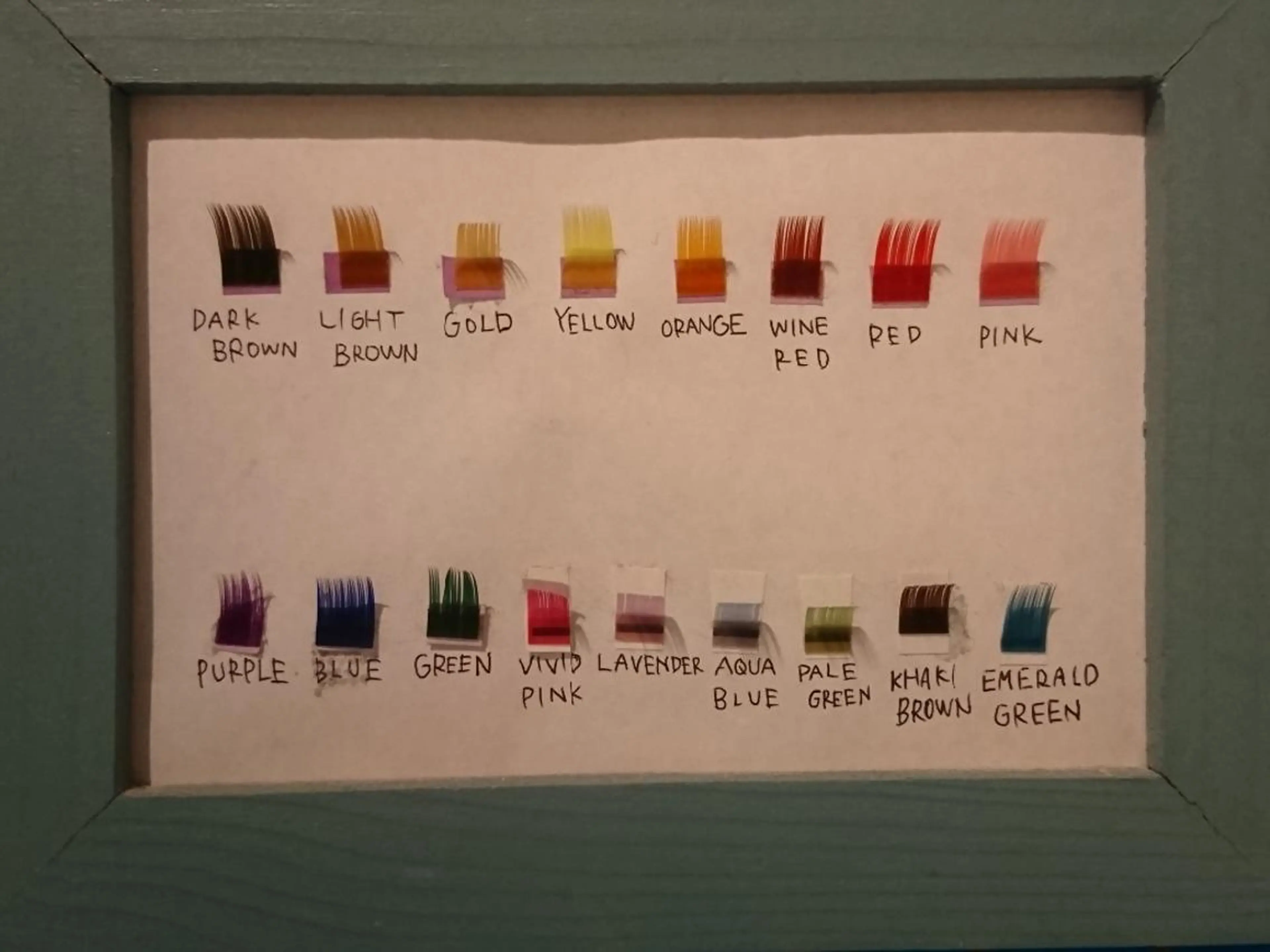 🌈カラーエクステ✨80本🎉オフ代🆓ブラウンタイプ+￥300の写真