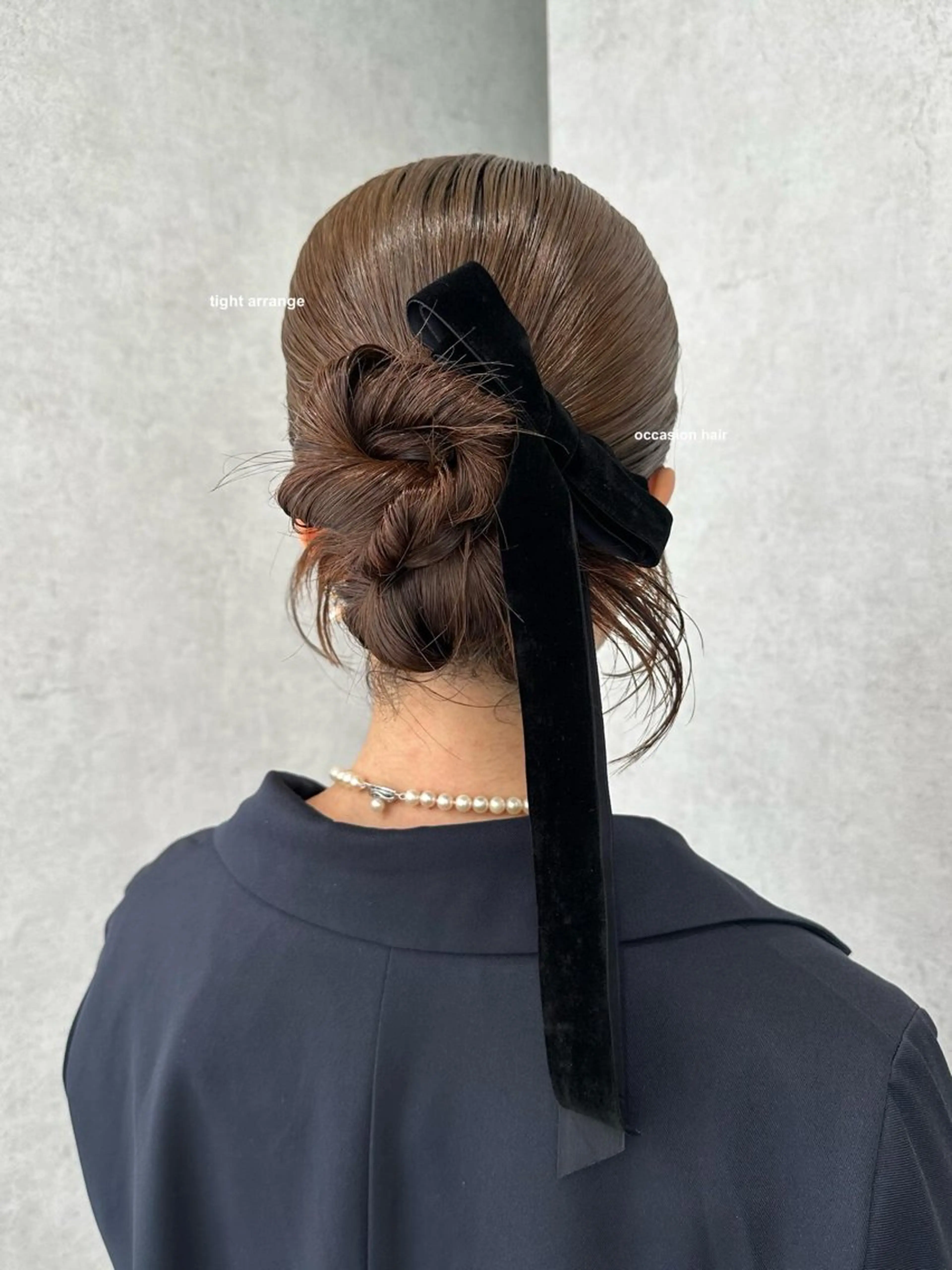 セミロング ヘアアレンジ ヘアセット v-lab studio所属・韓国レイヤーカット/ 艶カラー/ noaのヘアスタイル