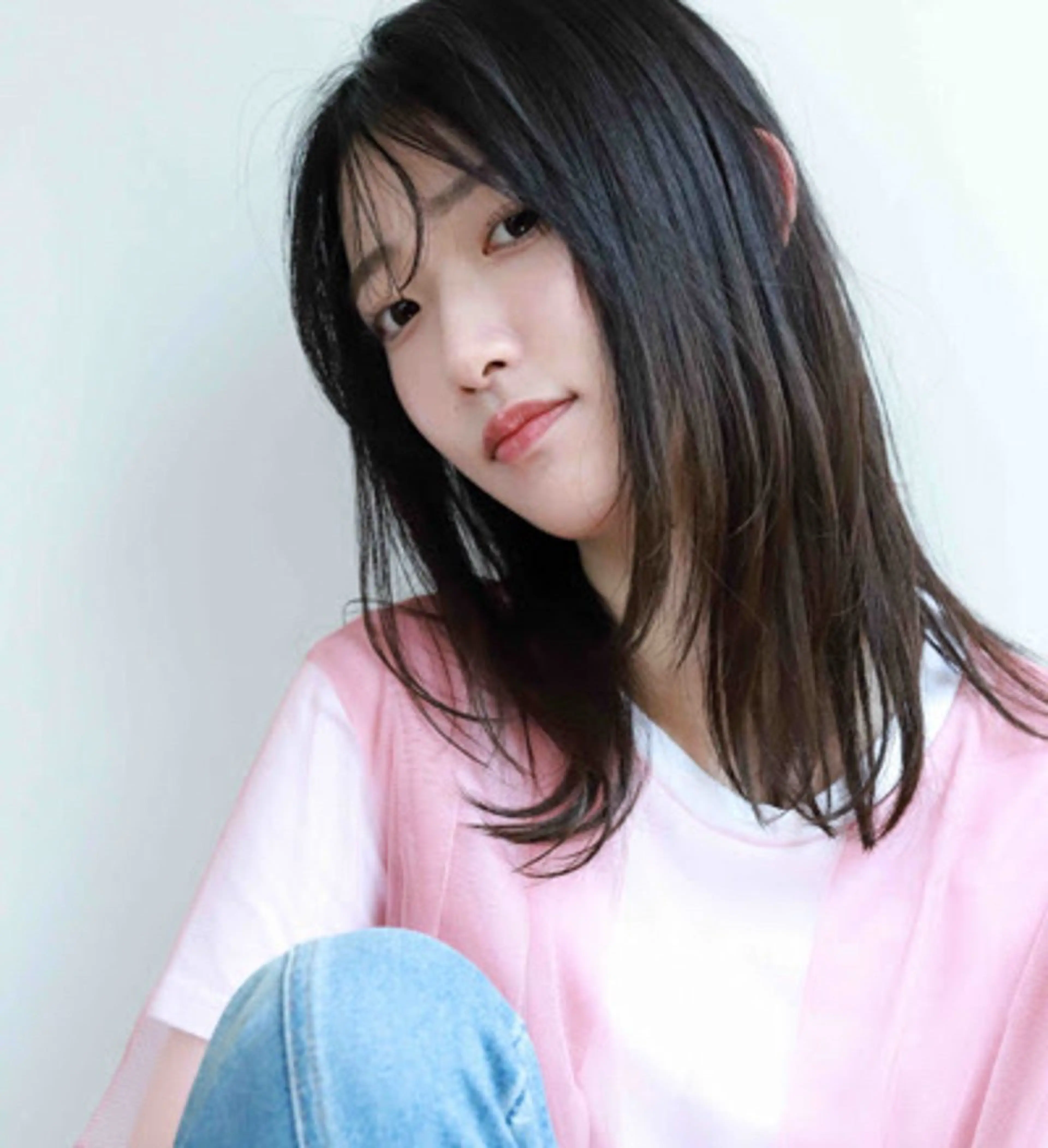 ミディアム カラー カット 韓国×海外レイヤー/ ISSEIのヘアスタイル