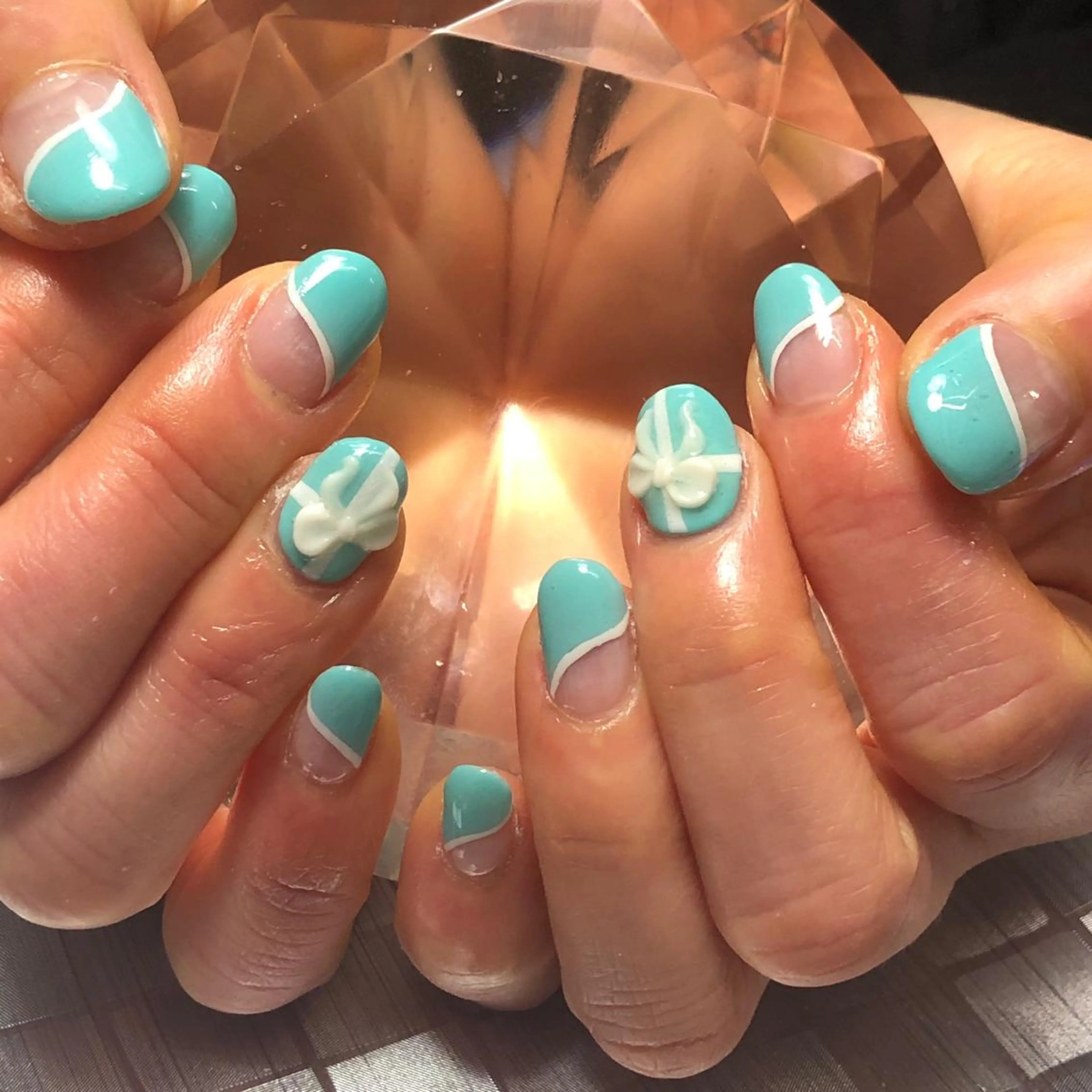 ネイル アートネイル ホワイト Regulus 西川のネイルデザイン