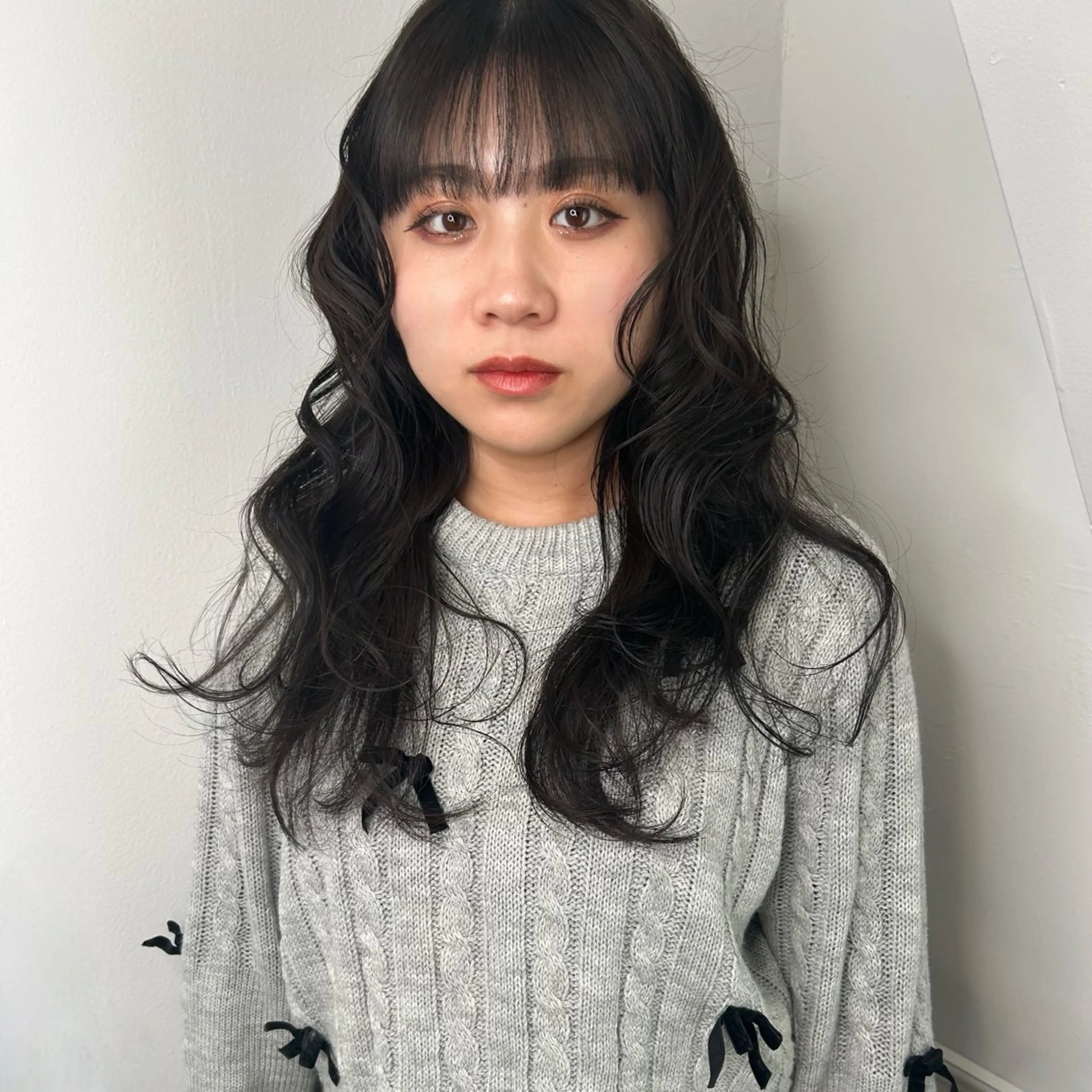 ロング カラー 黒髪 透明感カラー land所属・透明感カラー/レイヤ ー🌙Honokaのヘアスタイル