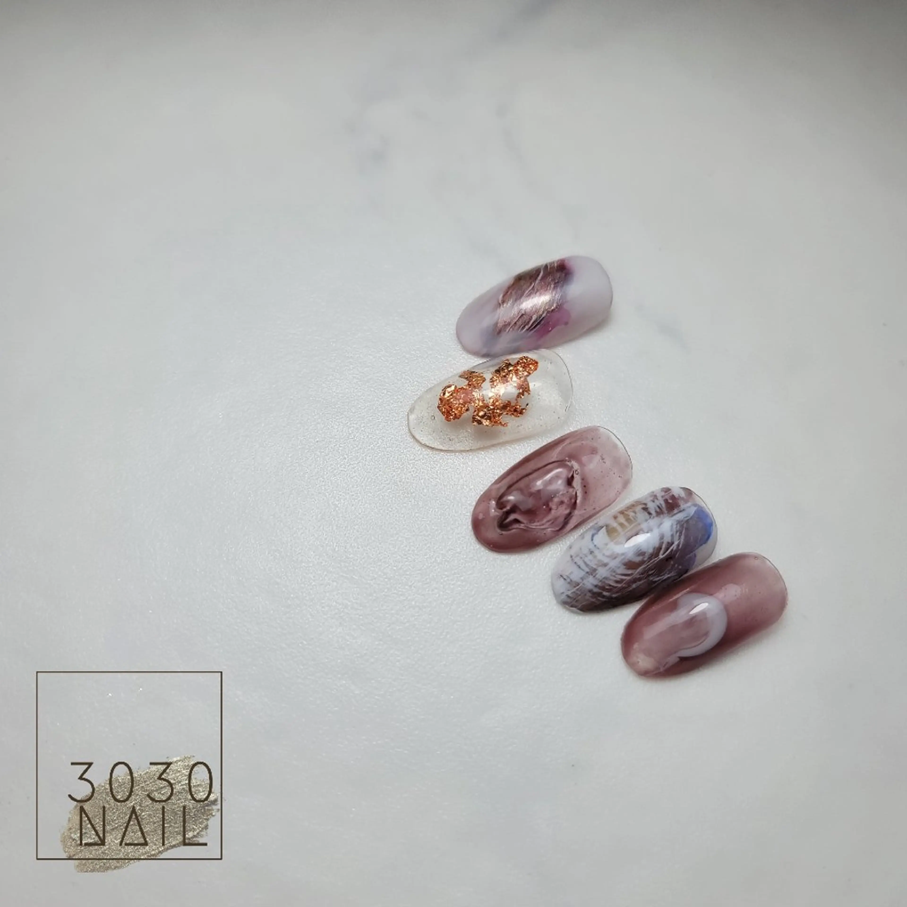 ネイル フットネイル ニュアンスネイル ネイリスト riiisaのネイルデザイン