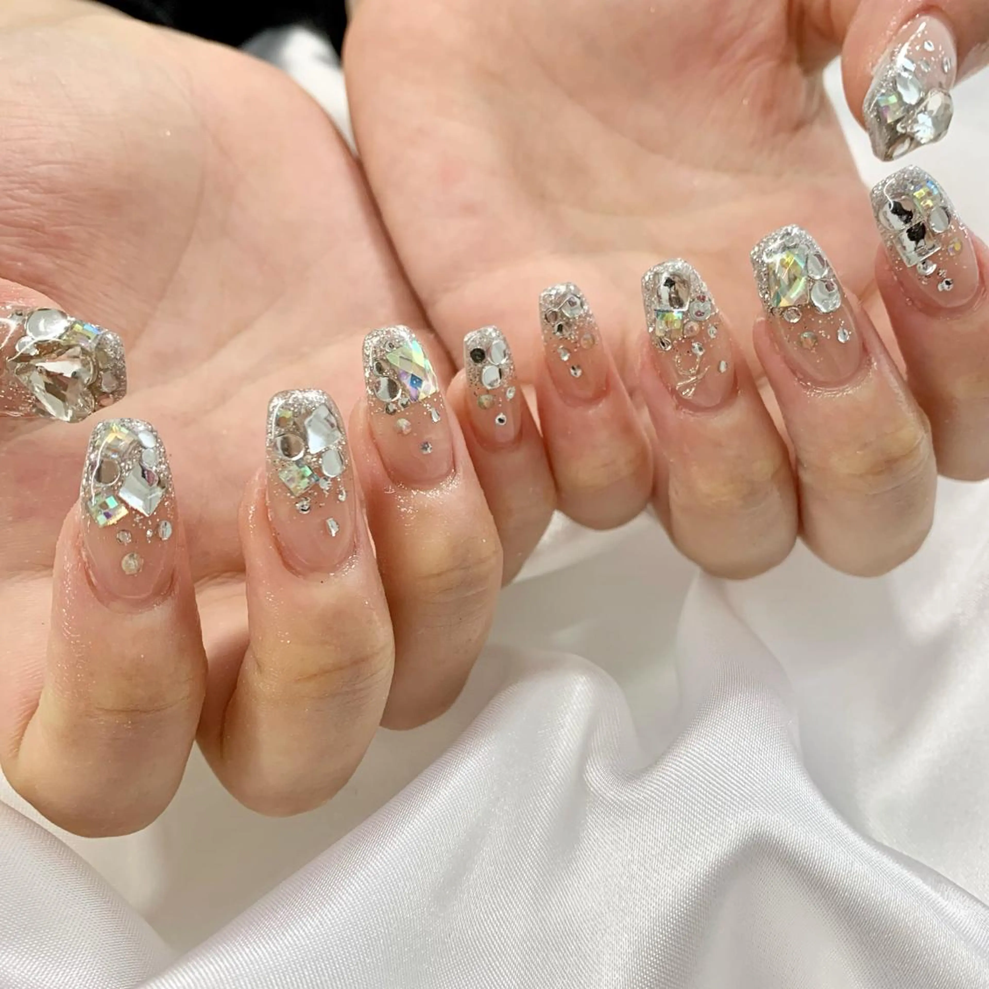 ネイル キラキラネイル pu muのネイルデザイン