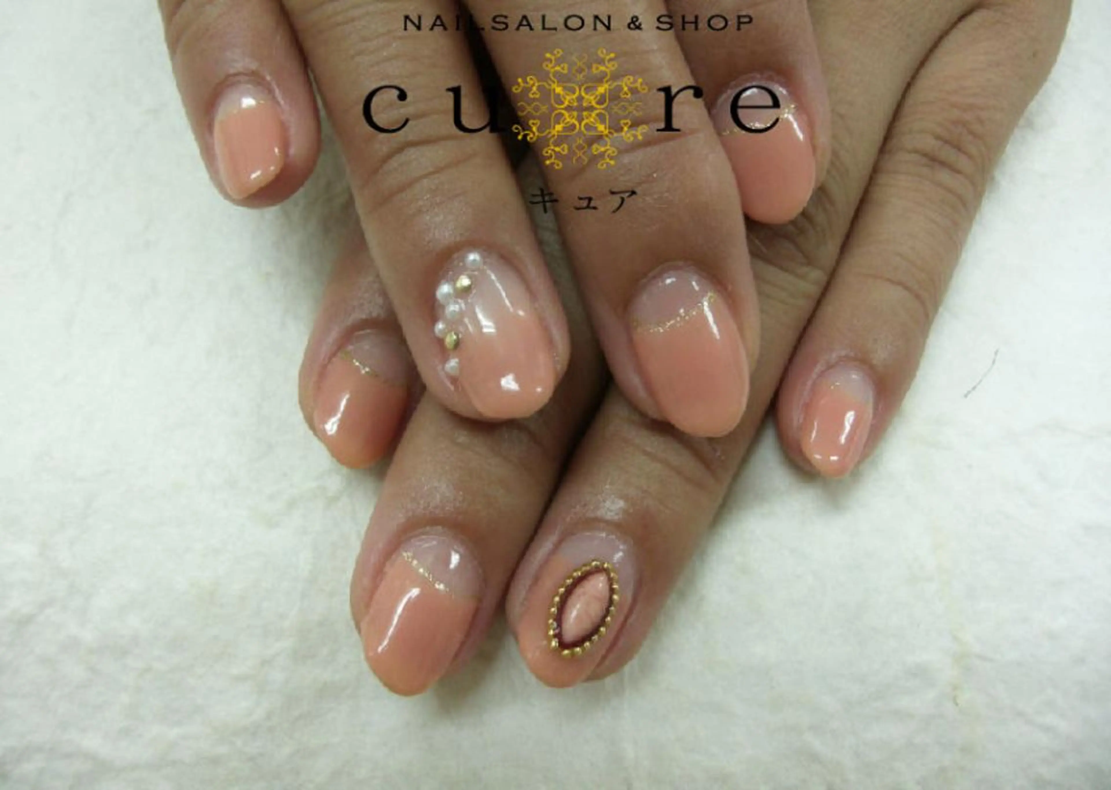 ミディアム ネイル ネイルサロン Cureのネイルデザイン