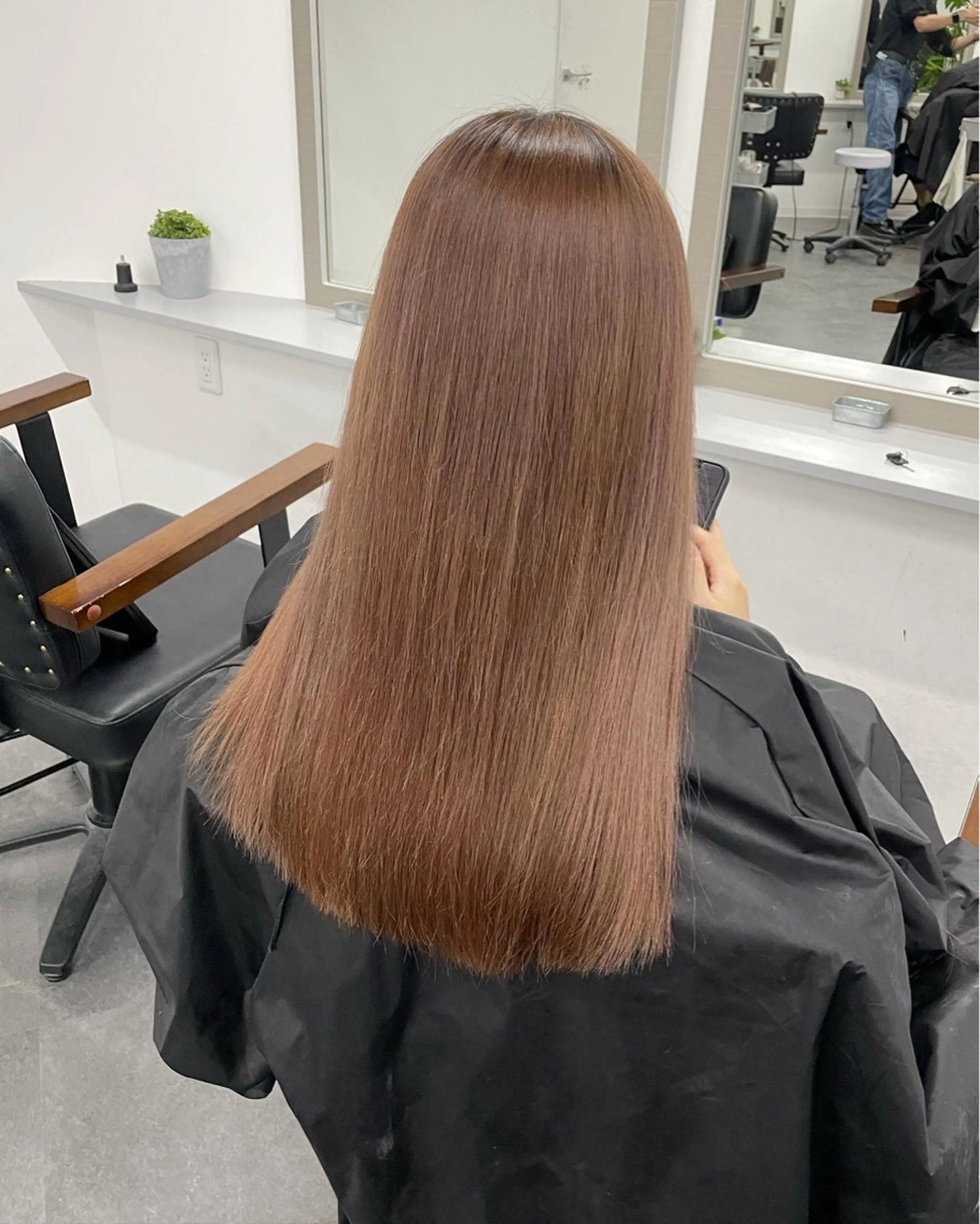 ロング ヘアカラー トリートメント soyon心斎橋所属・♡透明感/艶カラー/ M a I ♡のヘアスタイル