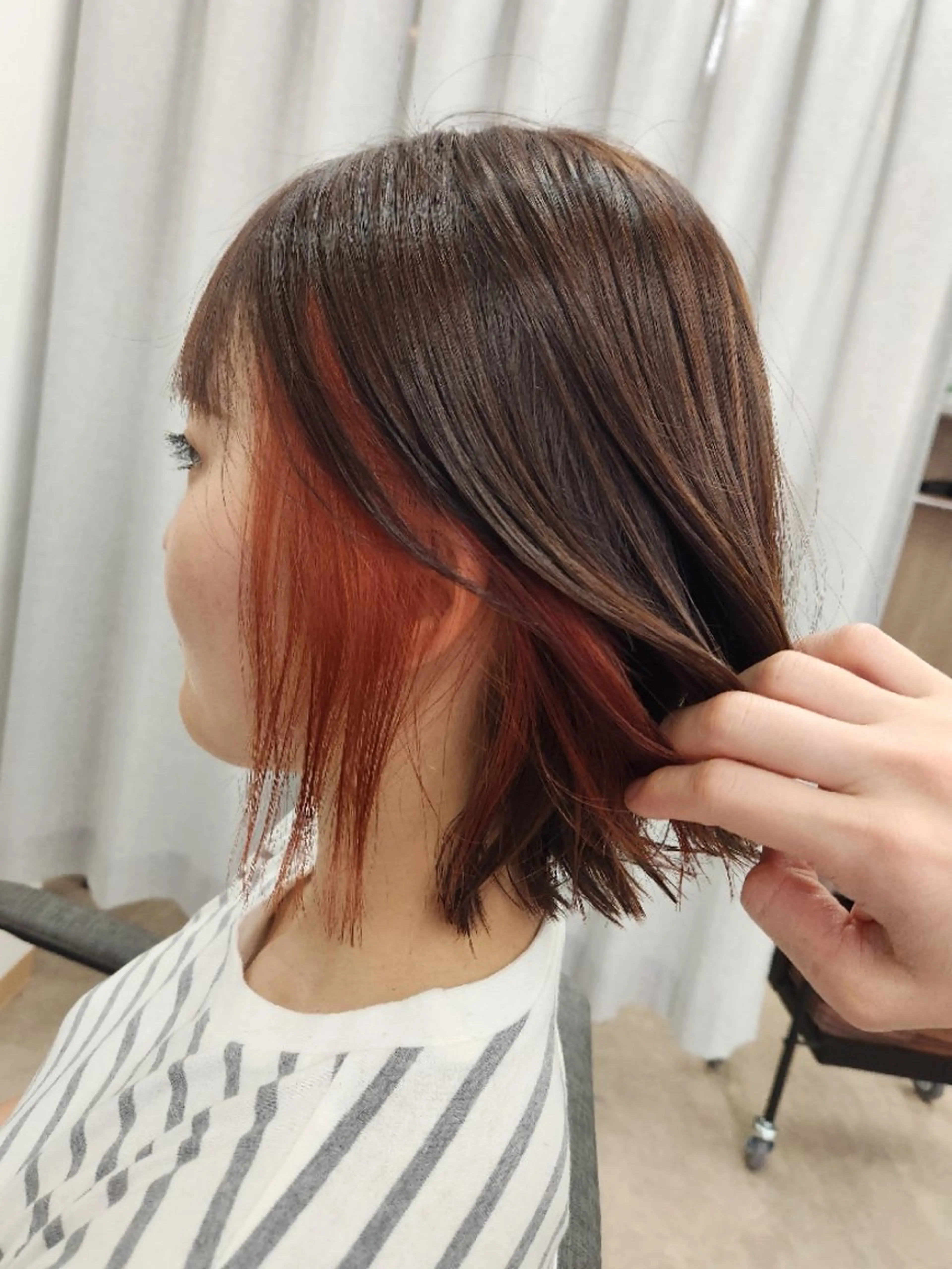 【魔法のバブルmarbb🫧付】インナーorイヤリングカラー+3stepトリートメントの写真