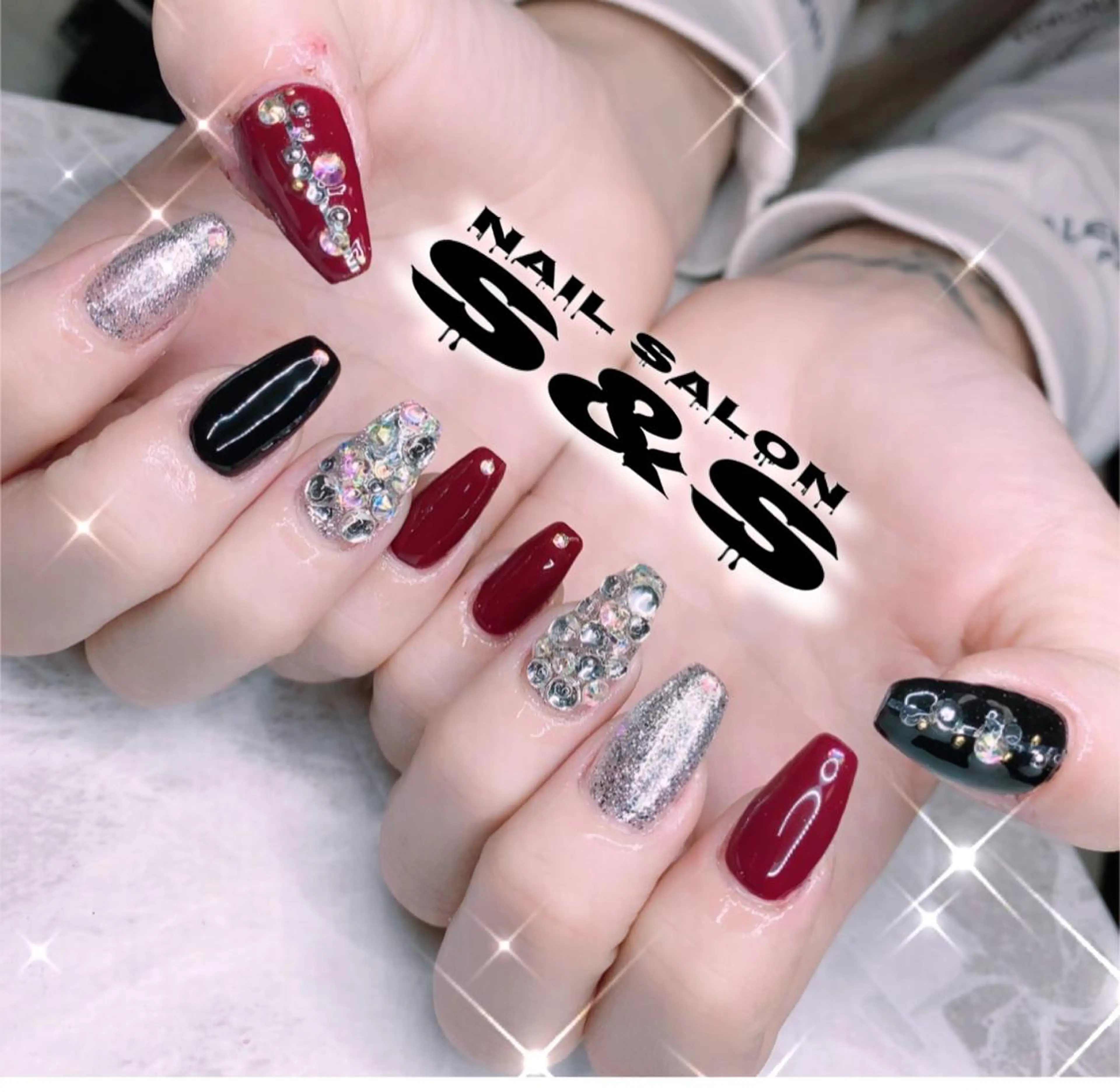 ネイル 長さ出し メンズネイル 持ち込み スカルプネイル S&S 村田小百合のネイルデザイン