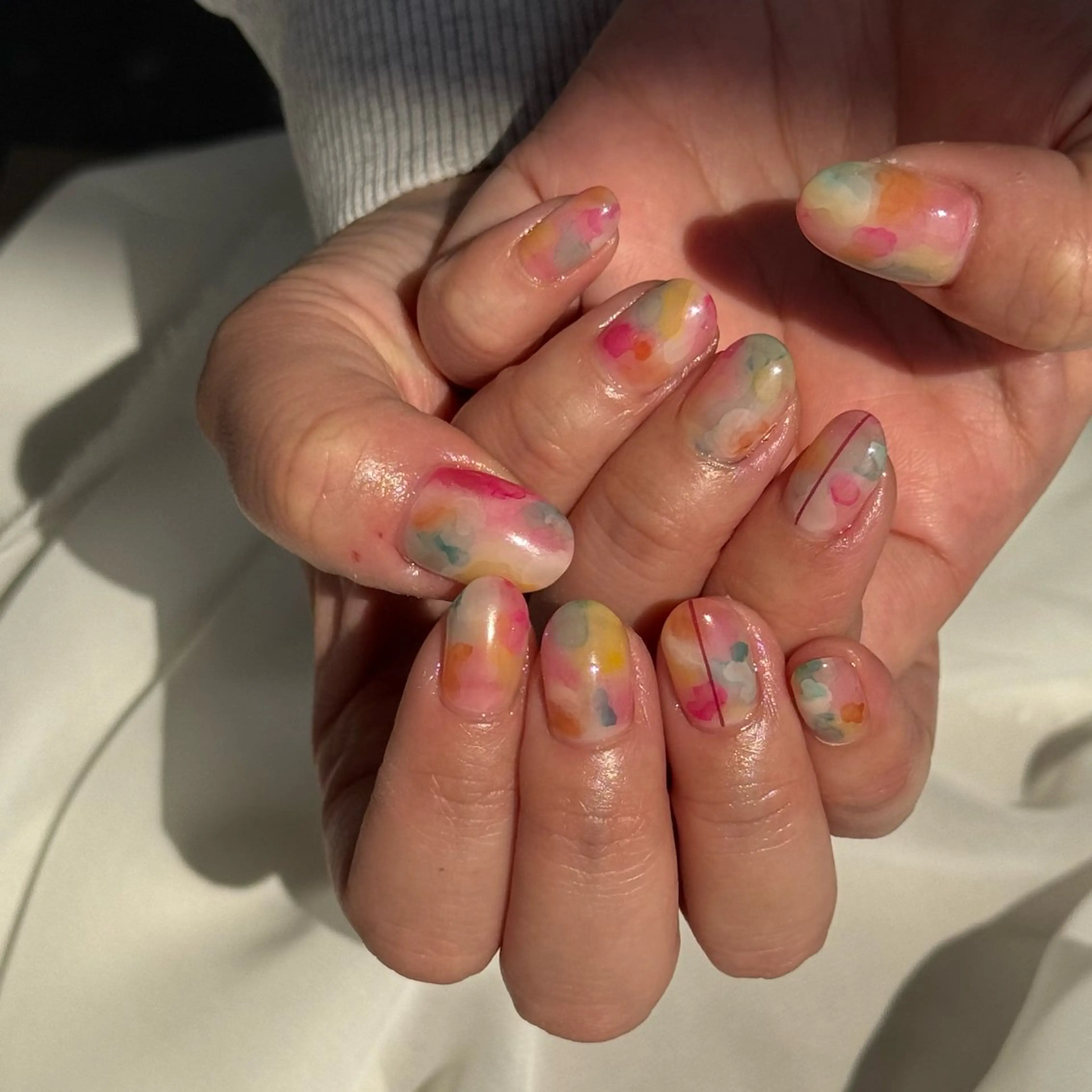 ネイル 春ネイル ハンドネイル HARUKA ネイリスト福岡/薬院のネイルデザイン