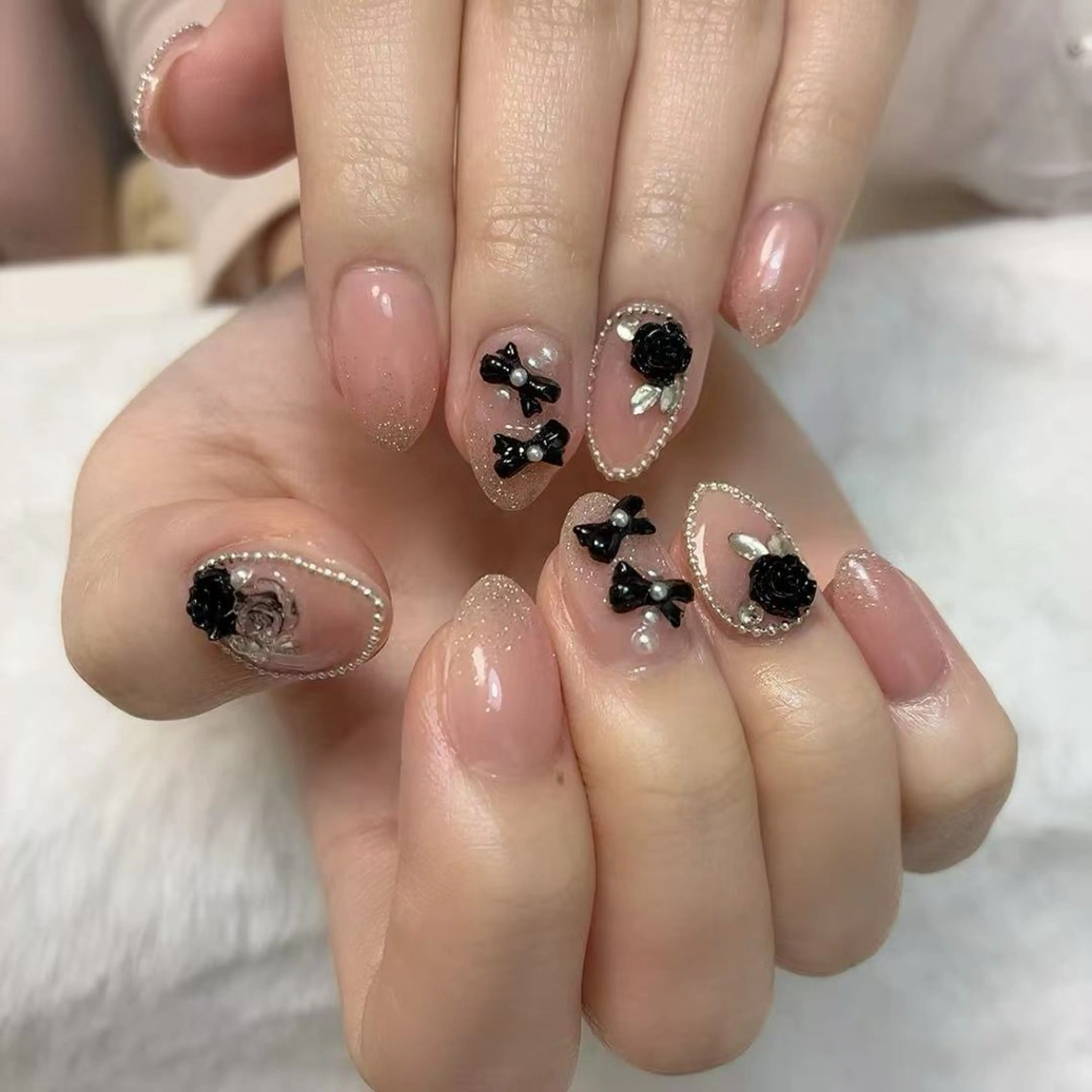 ネイル アニマル柄 アートネイル チークネイル フラッシュネイル フットネイル ハンドネイル 長さだし/持込/ ins風ネイル/Umのネイルデザイン