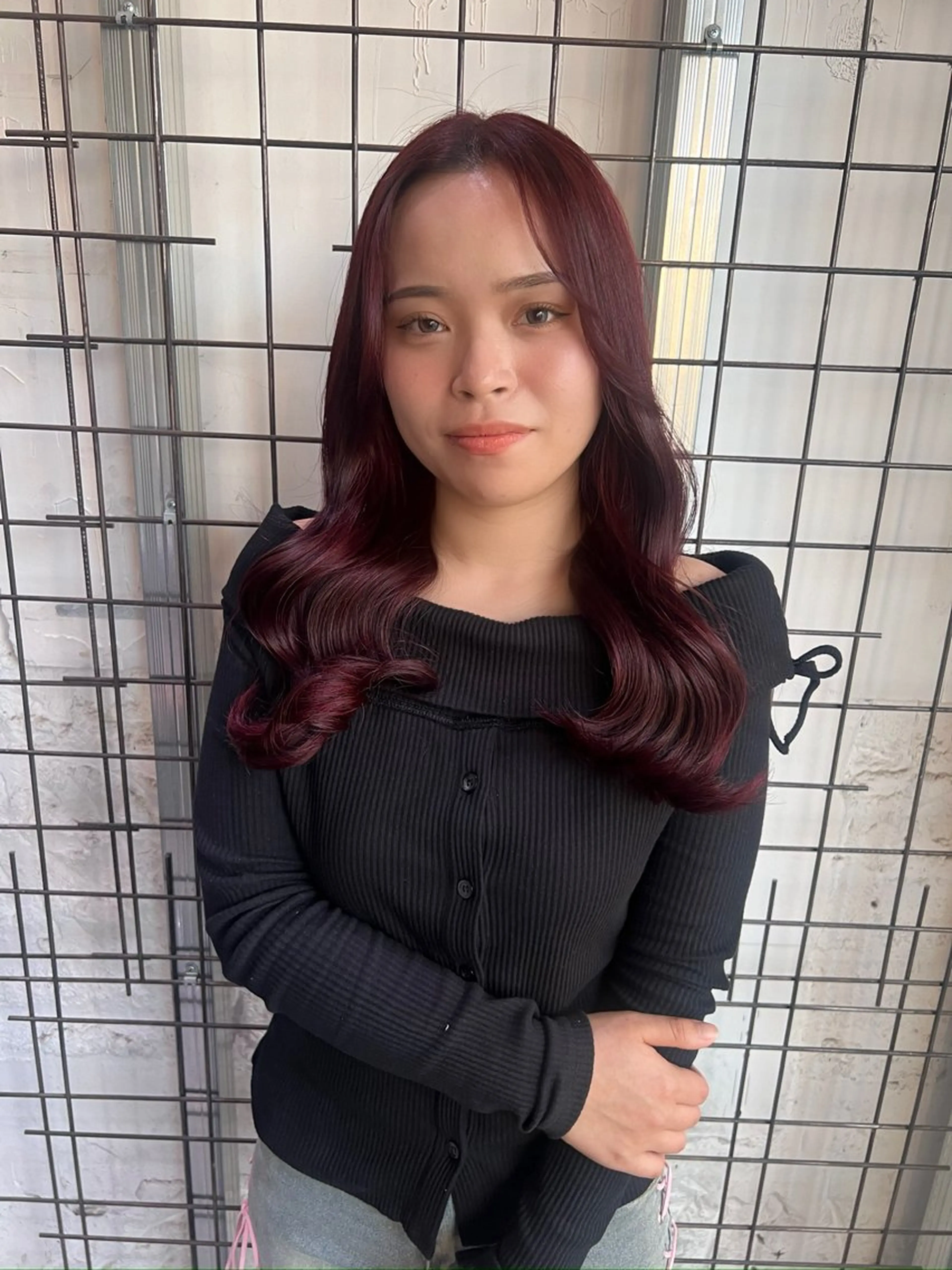 カラー カット ヘアカラー AYANE 韓国ヘア /レイヤーカットのヘアスタイル