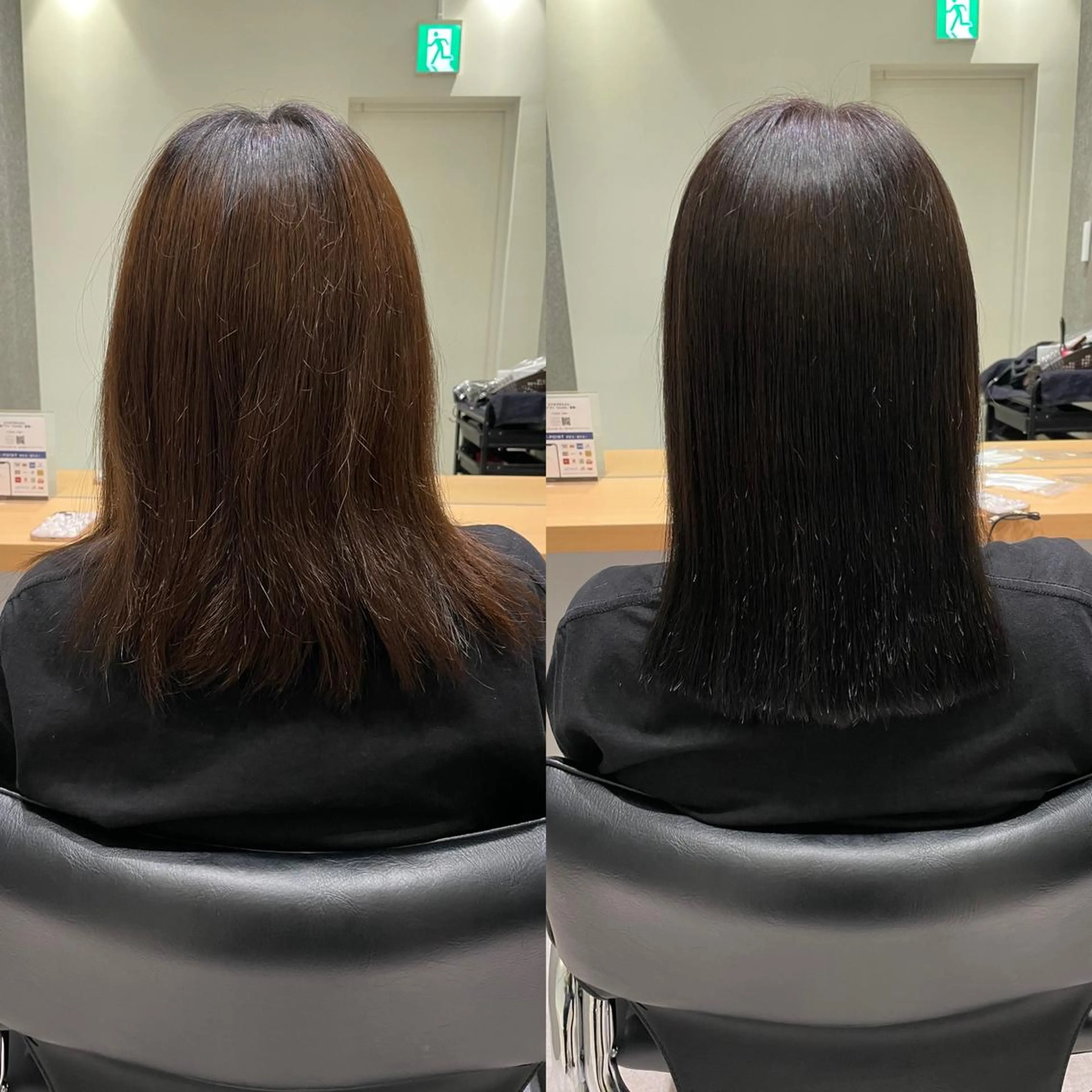 ミディアム カラー 透明感カラー エドルカラー トリートメント 髪質改善ヘアケア 艶髪特化/上田のヘアスタイル