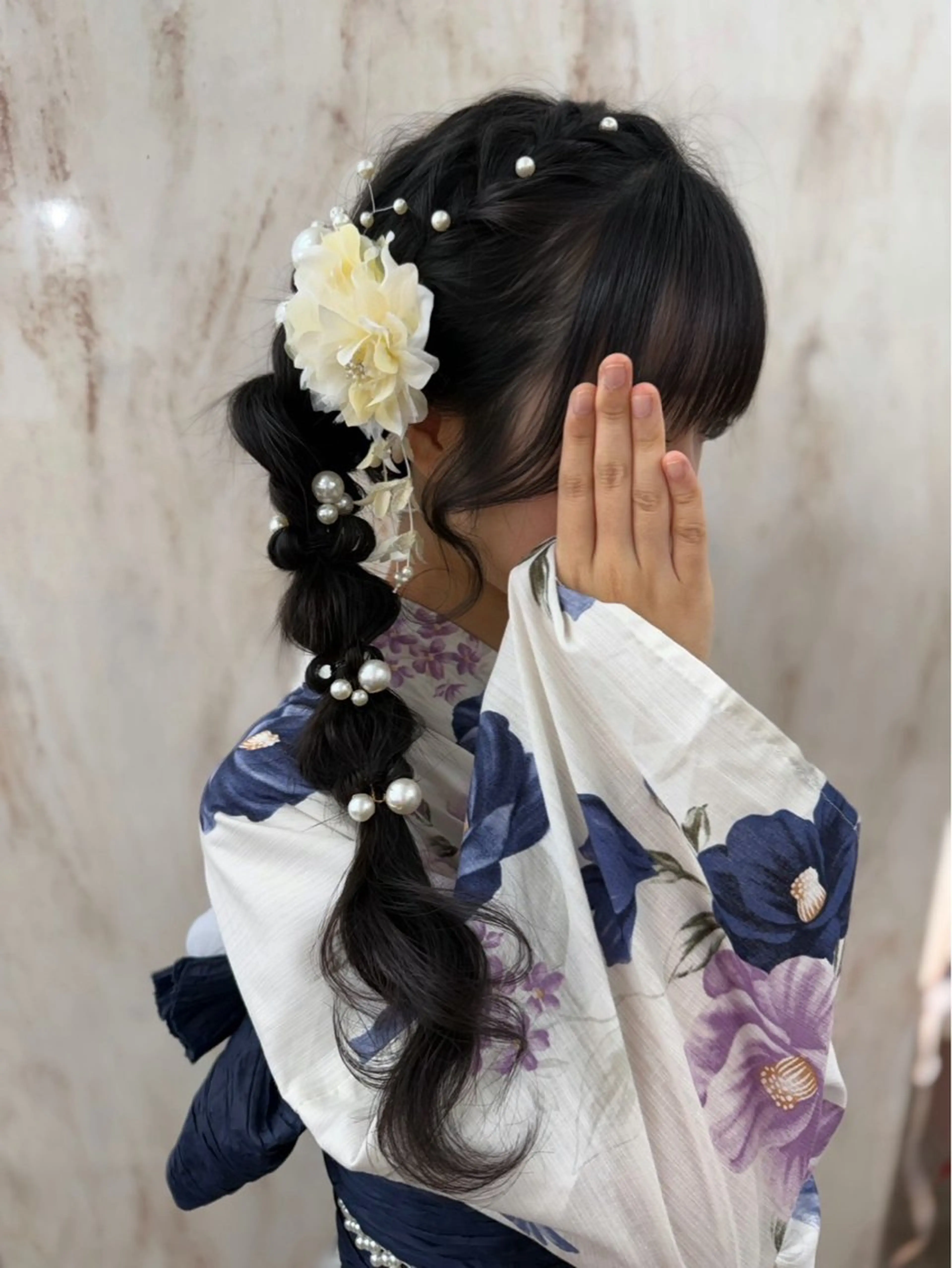 【結婚式やお祭りに】☁️🌷💍ヘアセット、アップセット💍🌷☁️の写真