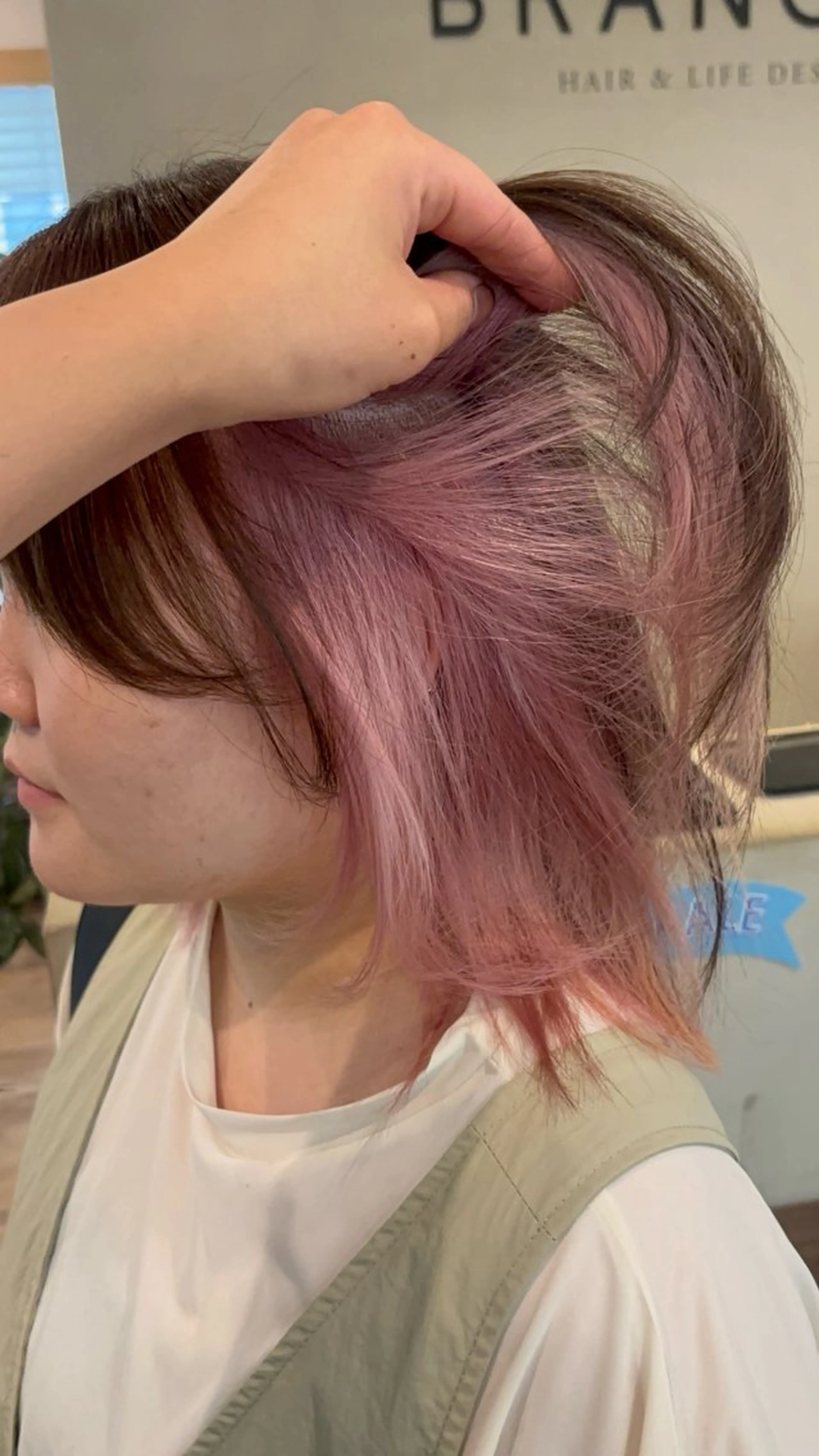 ミディアム カット ヘアカラー 髙木琉菜 レイヤー/髪質改善のヘアスタイル