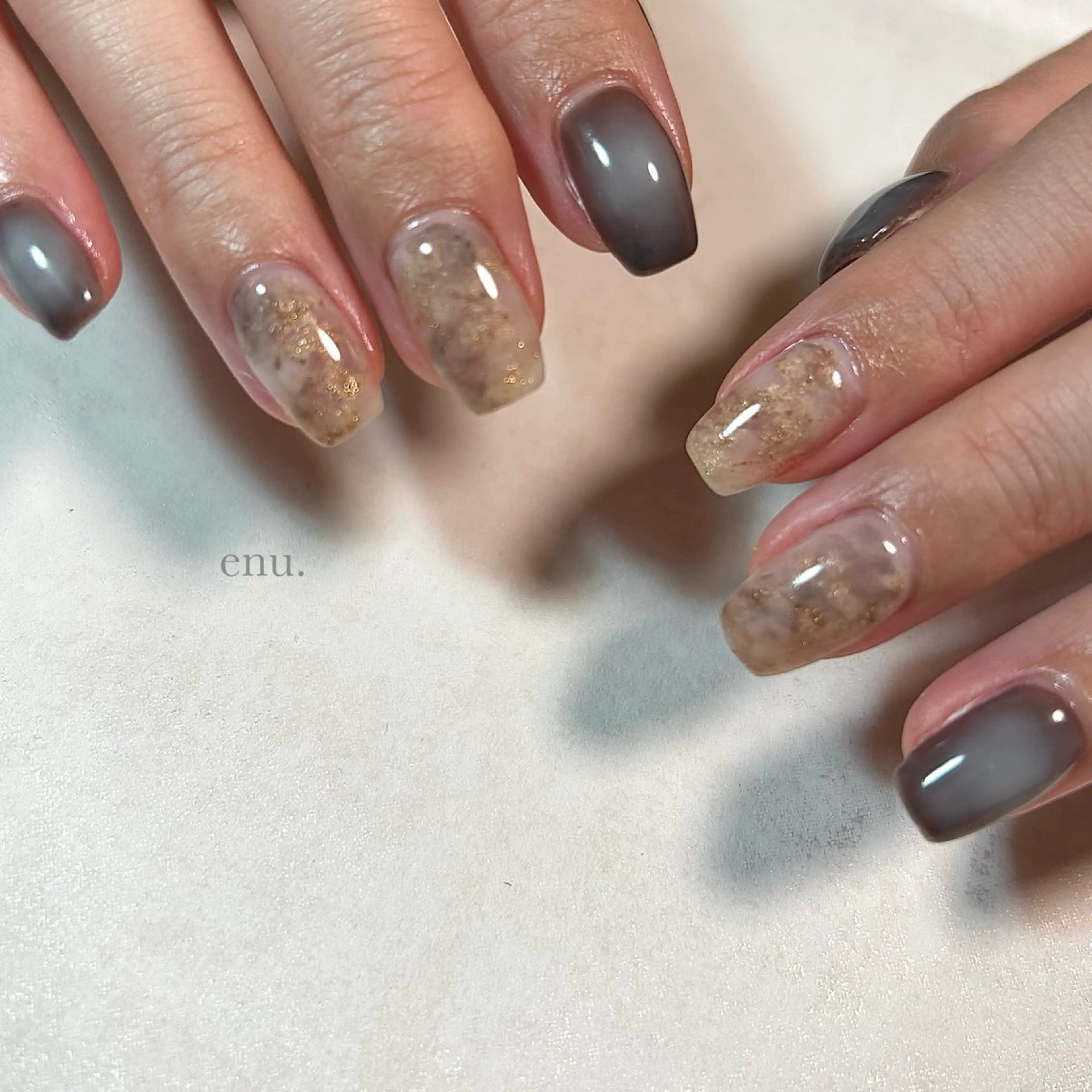 ネイル ハンドネイル enu. nanakoのネイルデザイン