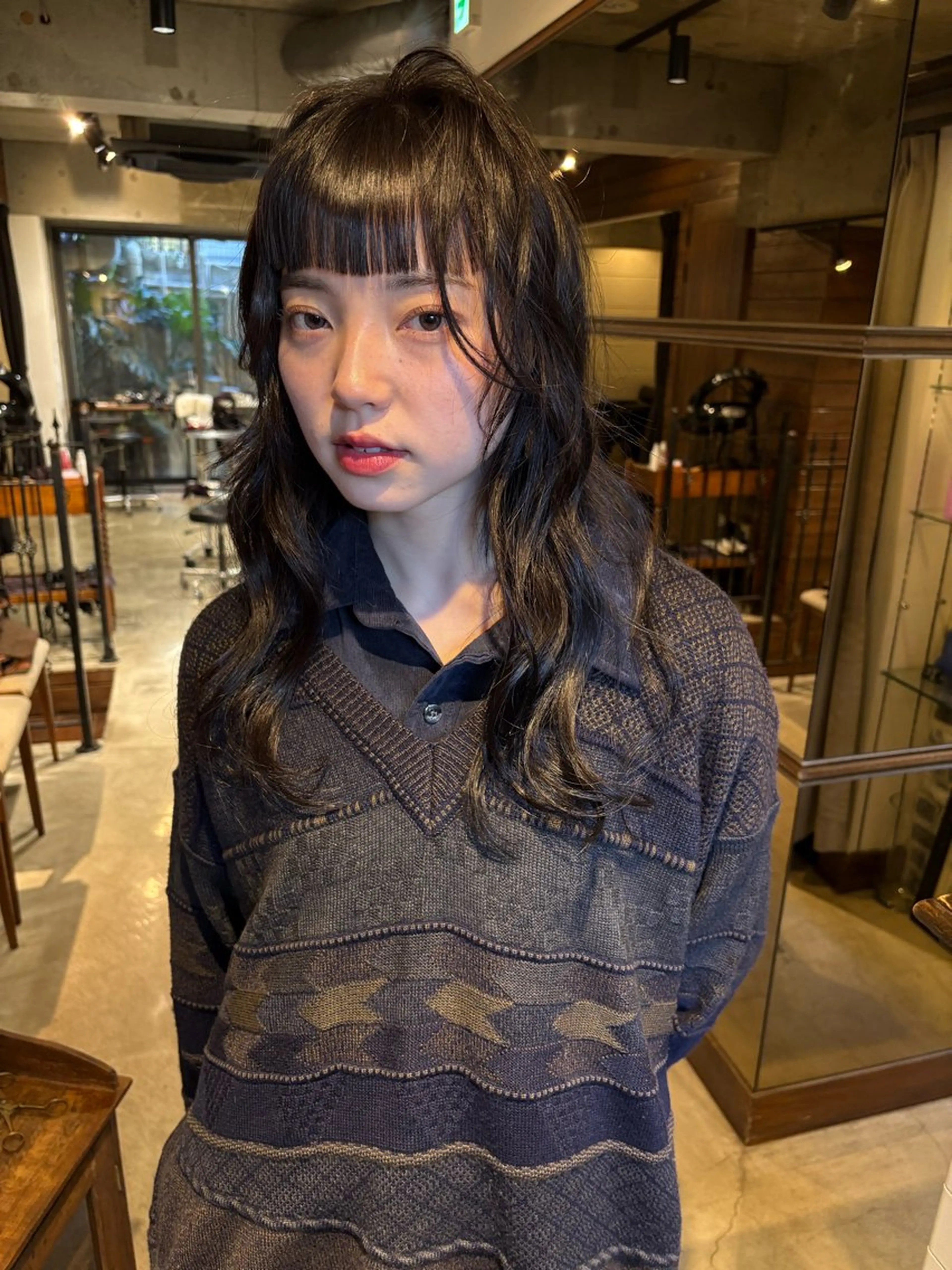 ロング パーマ ボブ ウルフカット スパイラルパーマ カット パーマ トリートメント 【お洒落パーマ】 Elme　肥塚康汰郎のヘアスタイル