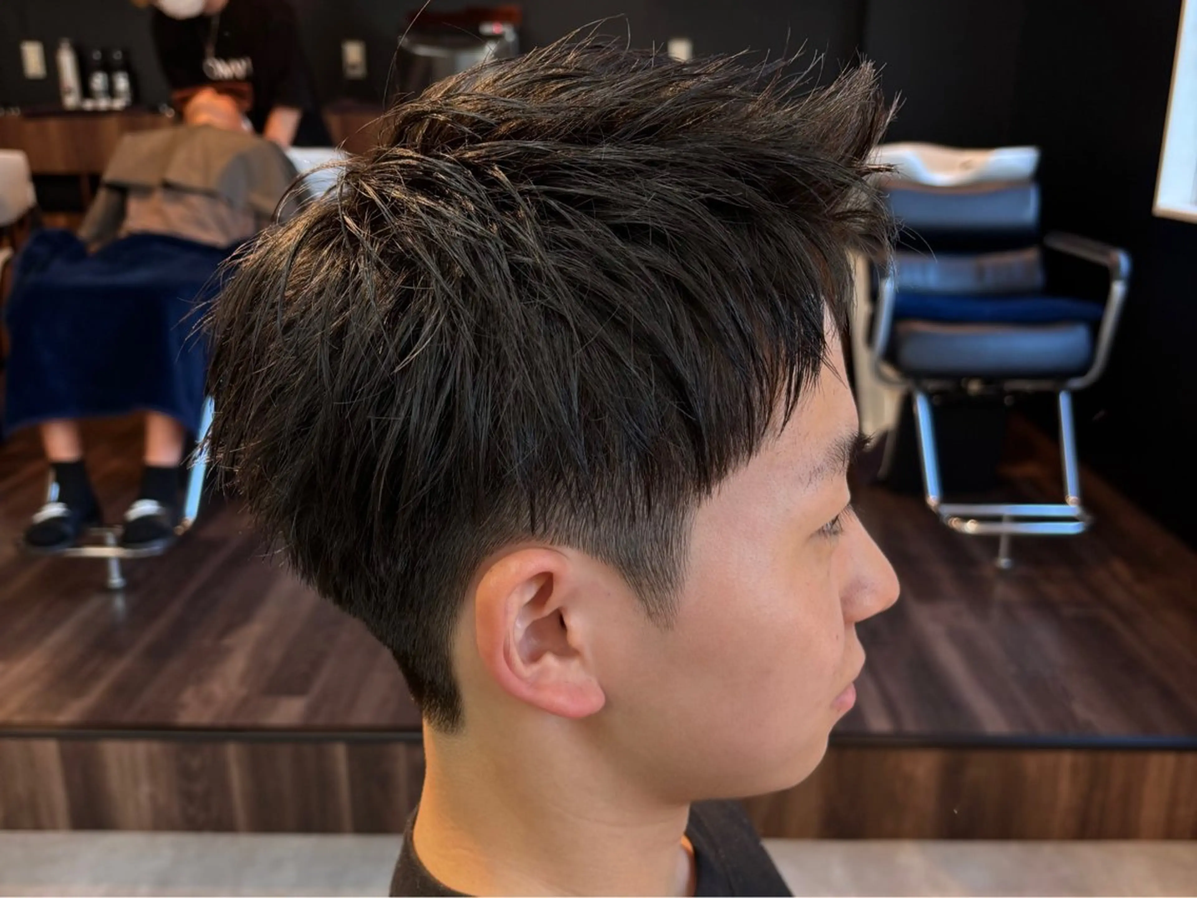 ショート メンズ カット 男に磨きをかけるフェ ードヘア👊🏼/森のヘアスタイル