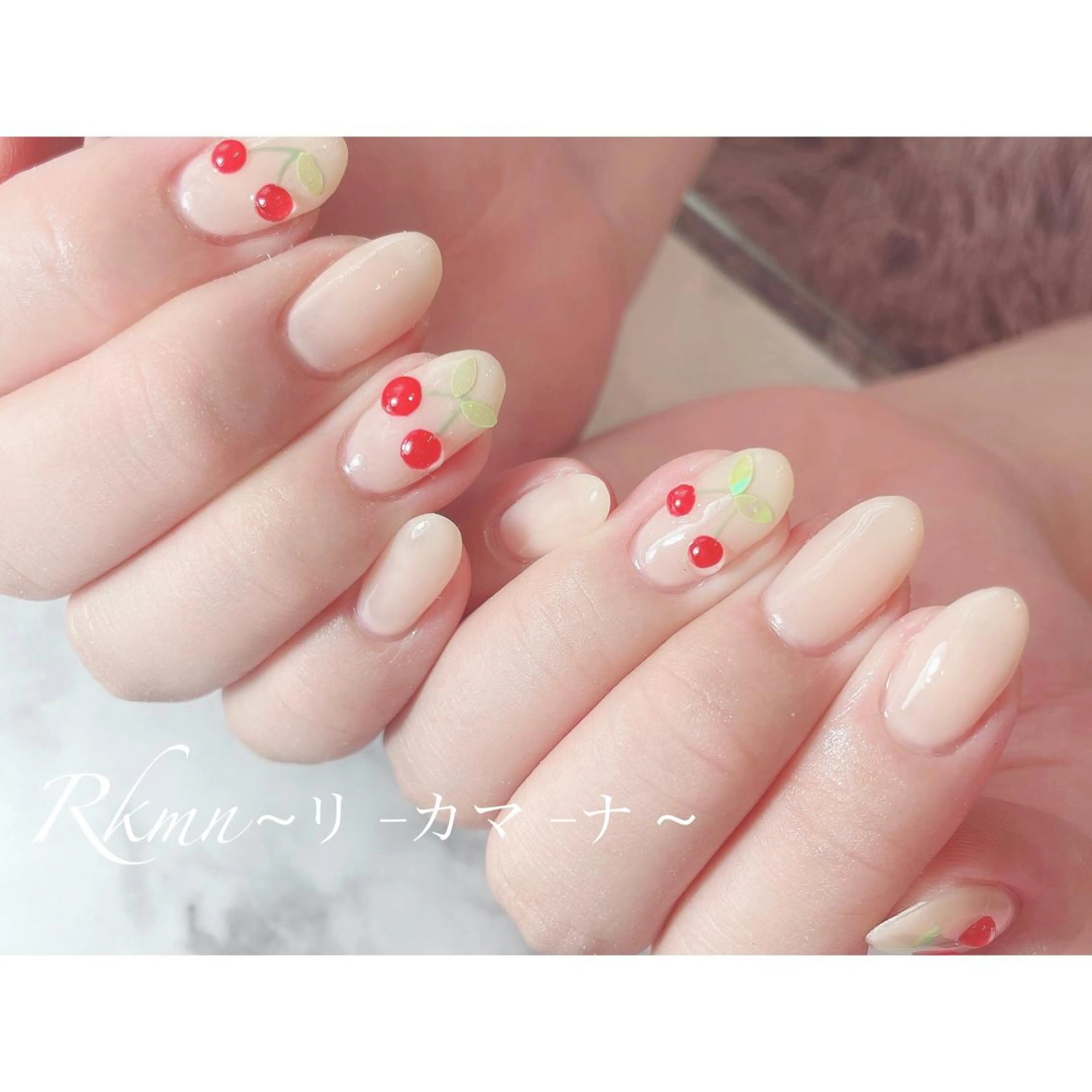 ネイル アートネイル フレンチネイル ジェルネイル グラデーション ぷっくりネイル ハンドネイル フットネイル ハンドケア Rkmn ~リ-カマ-ナ~のネイルデザイン