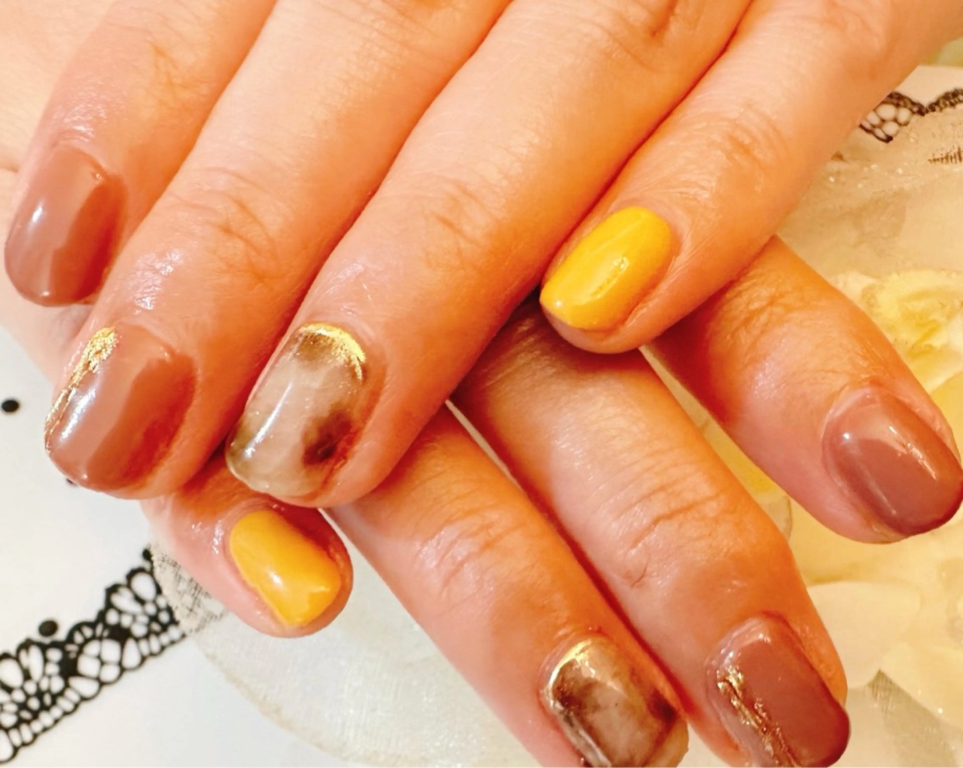 ネイル ジェルネイル マグネットネイル ミラーネイル 持ち込み ニュアンスネイル LUCIA(ルシア）所属・LUCIA 南柏ネイルサロンのネイルデザイン