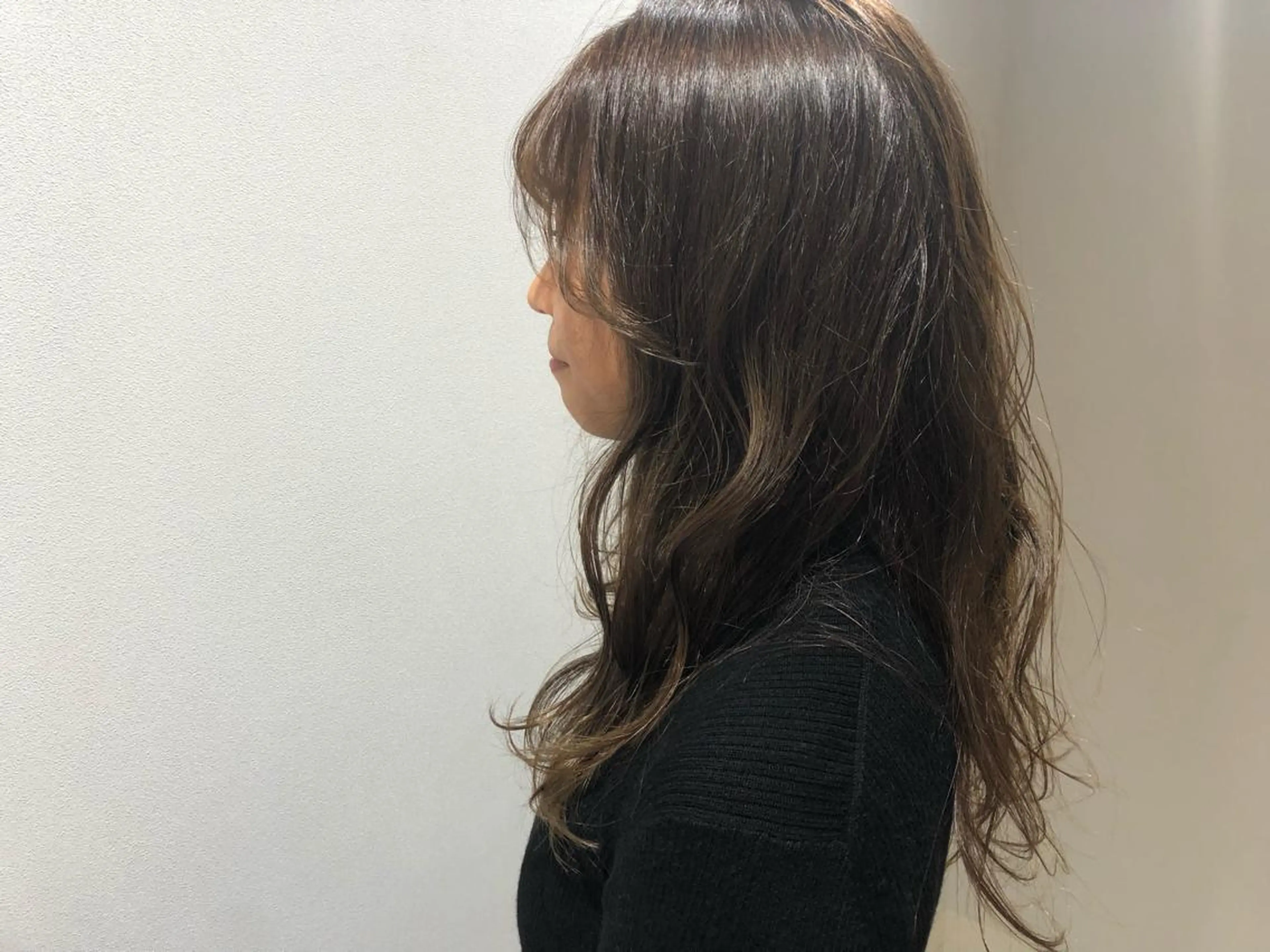 ロング 辻本 夏子のヘアスタイル
