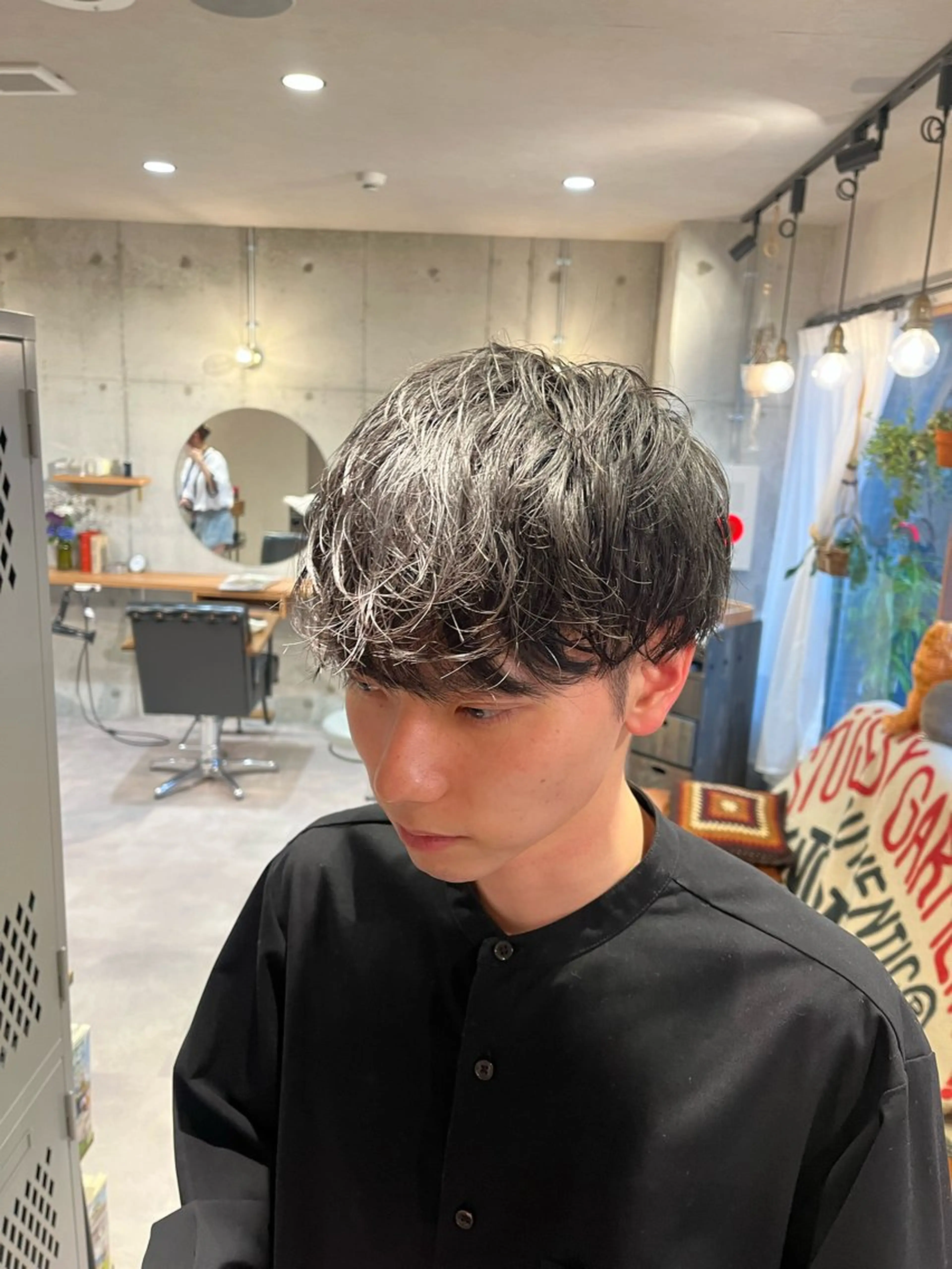 ショート メンズ Lamp所属・🌀メンズパーマ🌀 🐏丸山祐宇🐏のヘアスタイル