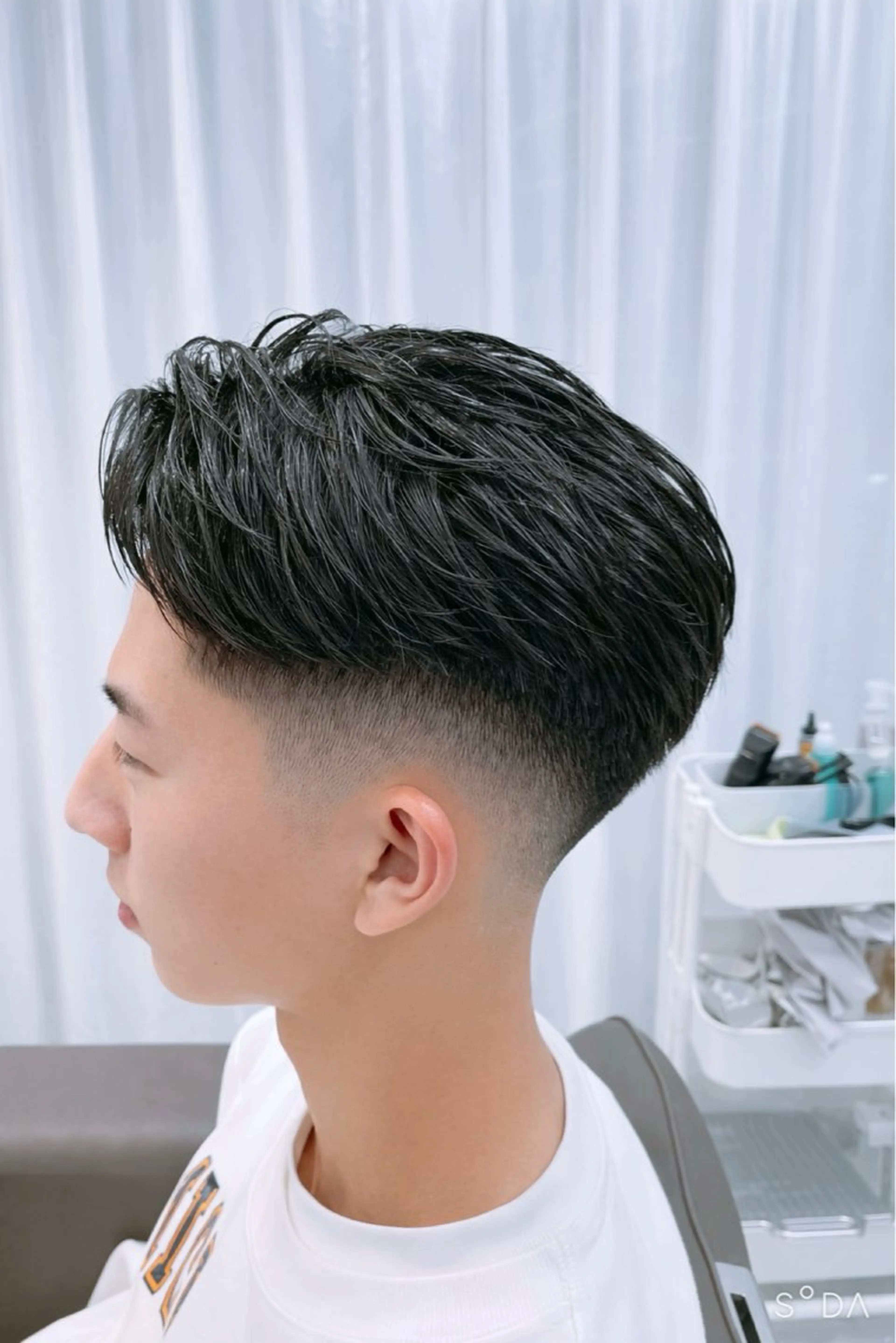 ショート カット ヘッドスパ 【木場✂️理容室】 メンズ清潔感カットのヘアスタイル