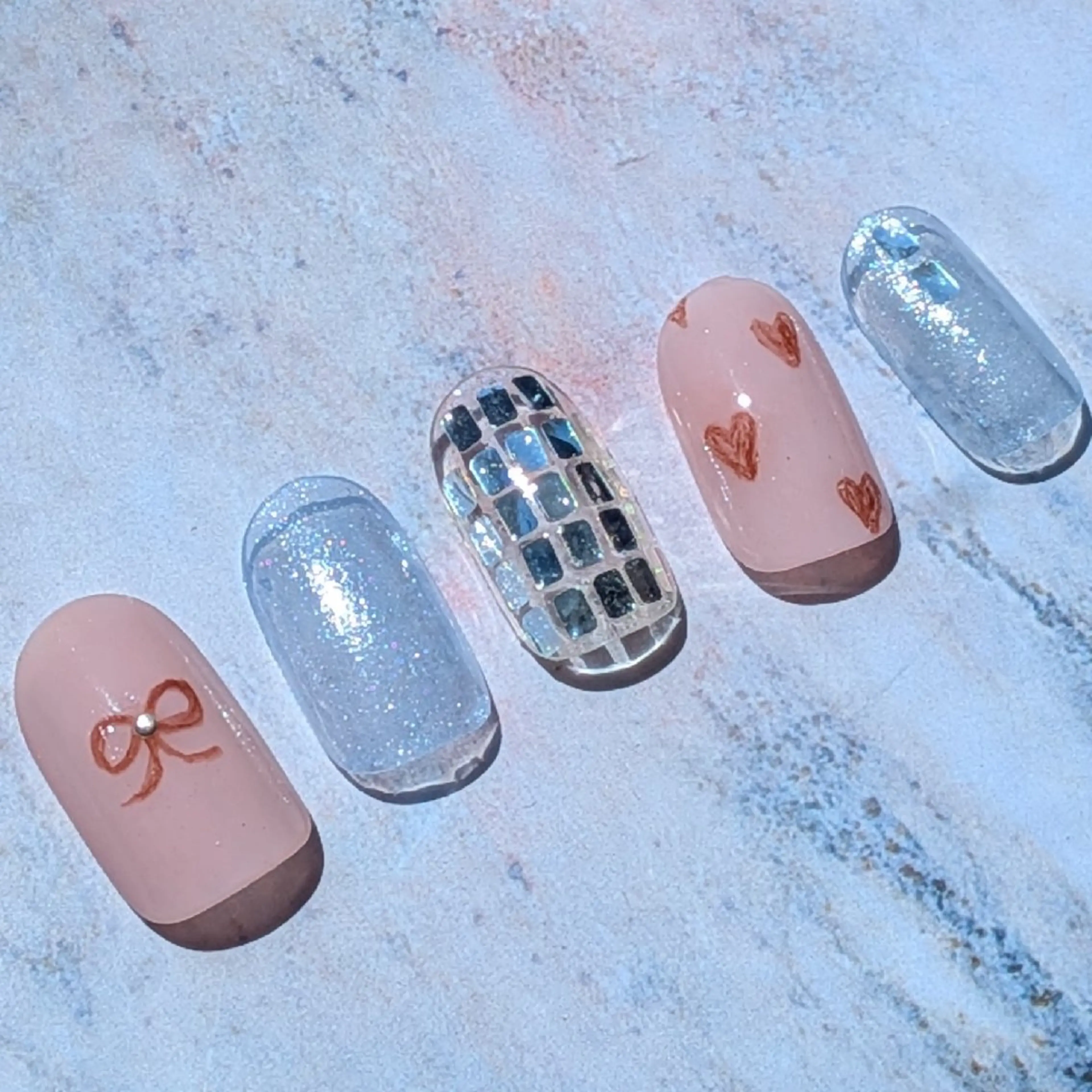 ネイル ハンドネイル 6RokuHair（ロクヘアー)所属・門川 茉奈美のネイルデザイン