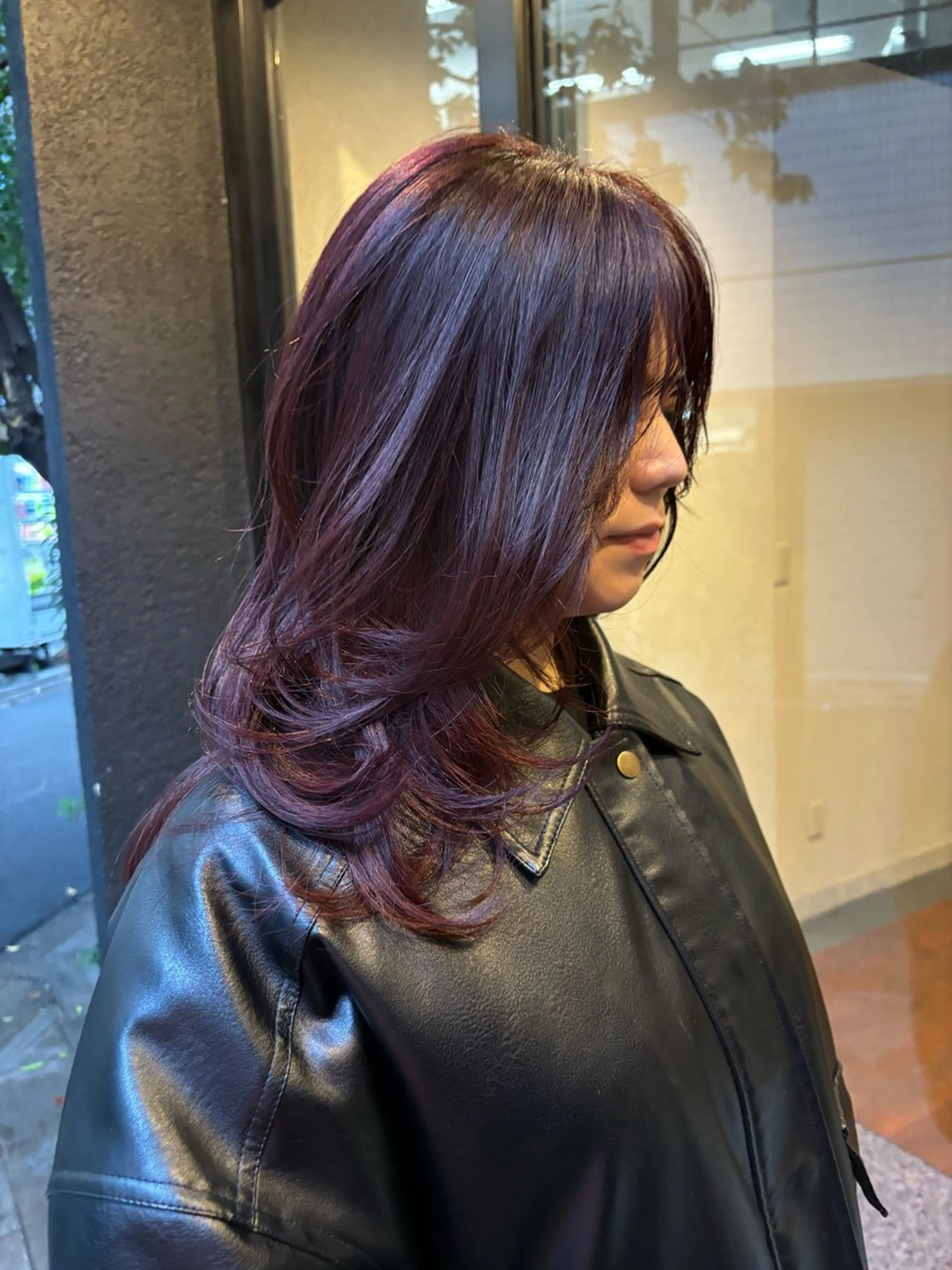 ミディアム カラー ピンクカラー ヘアカラー トリートメント HIROKO / 透明感暖色カラー🎀のヘアスタイル