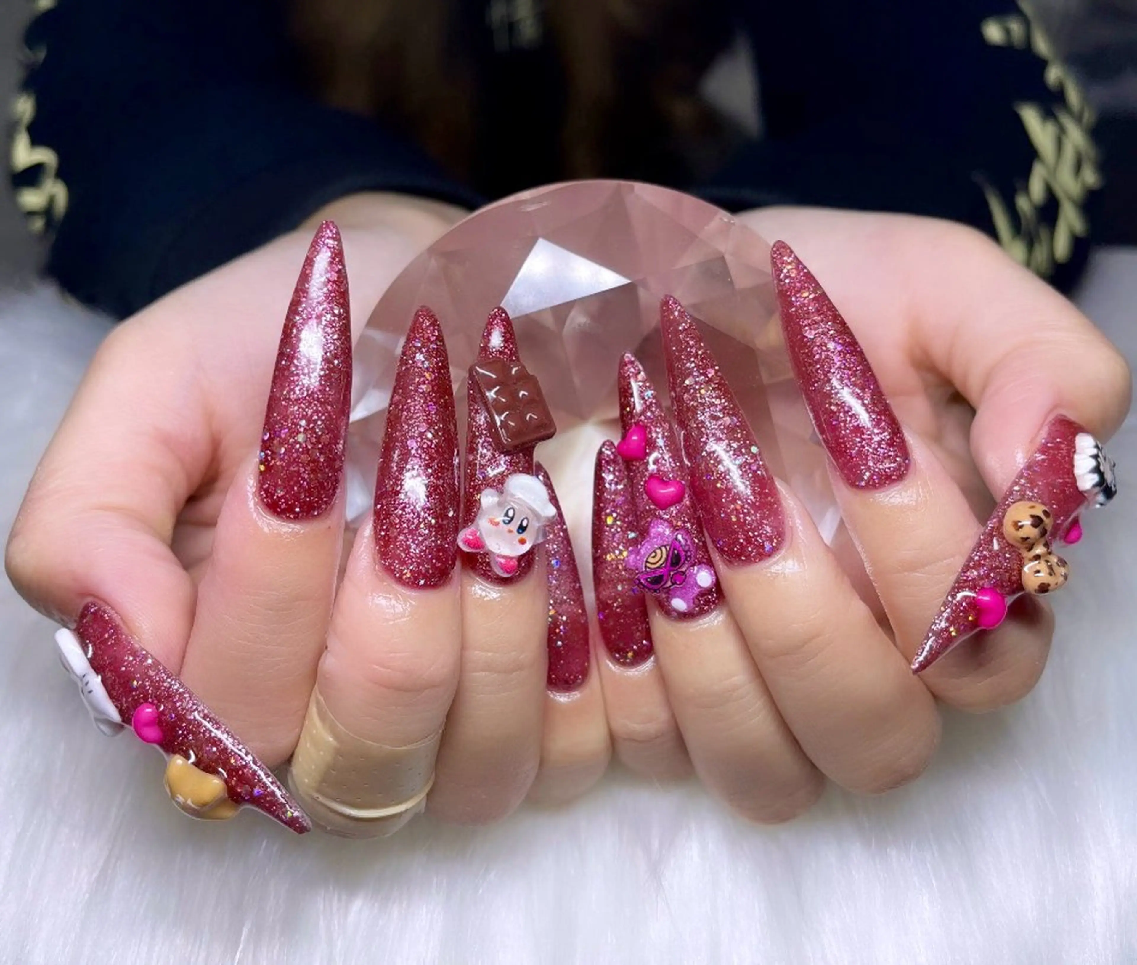 ⭐️長さだし10本⭐️オフ込み150分やり放題コース⭐️パーツつけ放題⭐️の写真