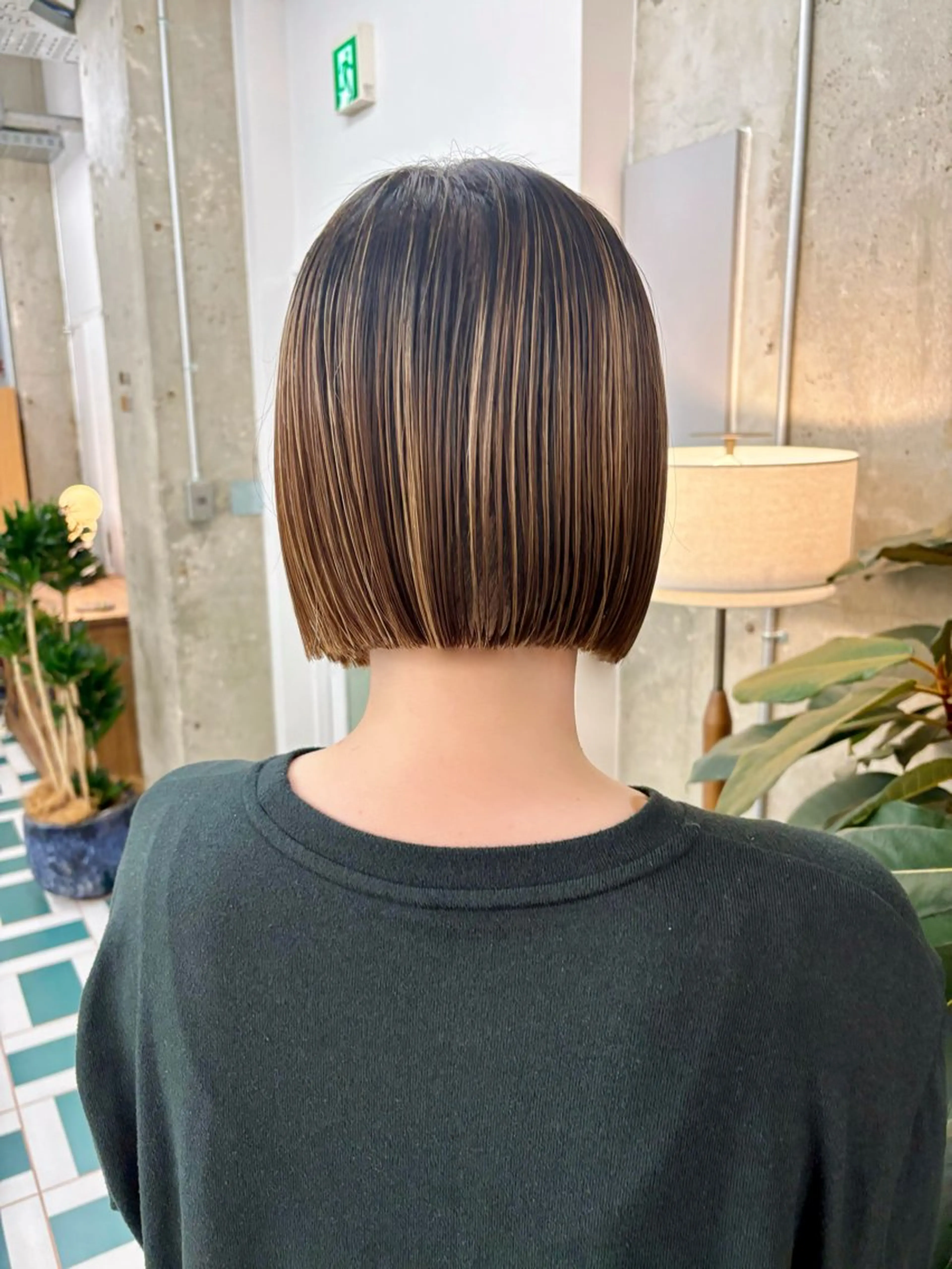 ミディアム ボブ カット AYAKA/名古屋/ 栄/ボブ/透明カラーのヘアスタイル