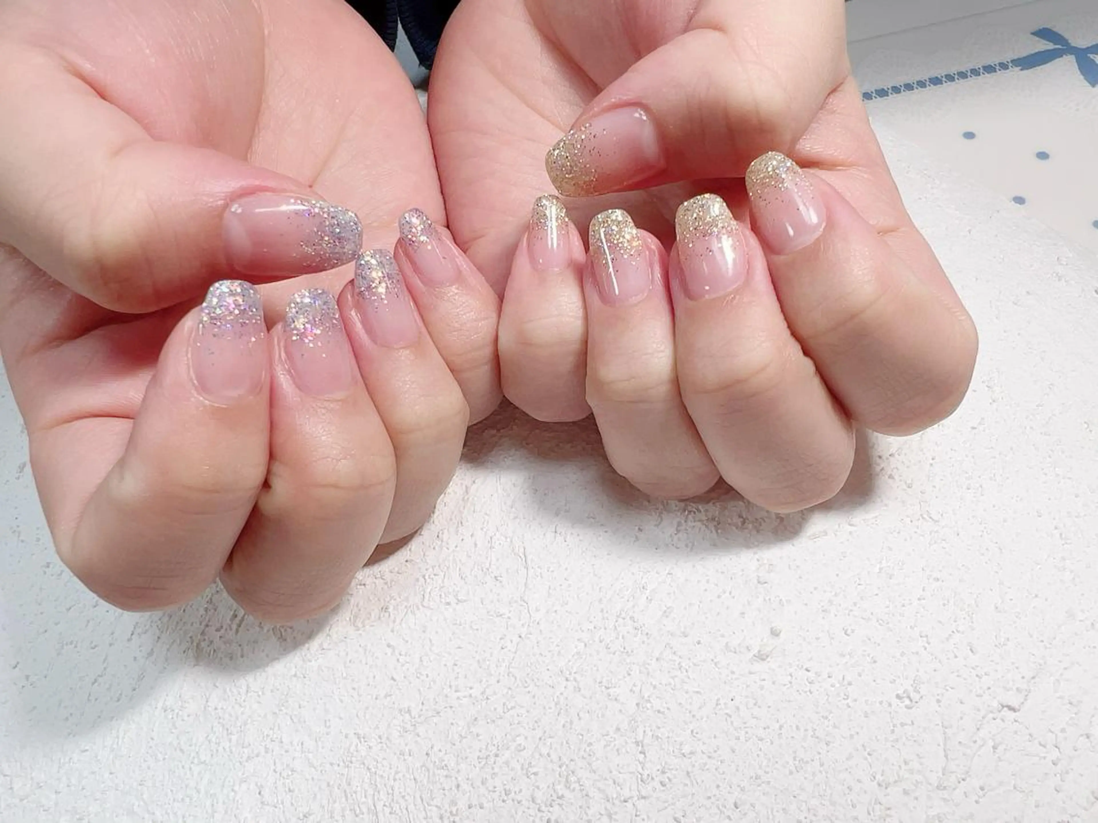 ネイル ラメ(グリッター) ラメグラデーション Regaro i.sのネイルデザイン