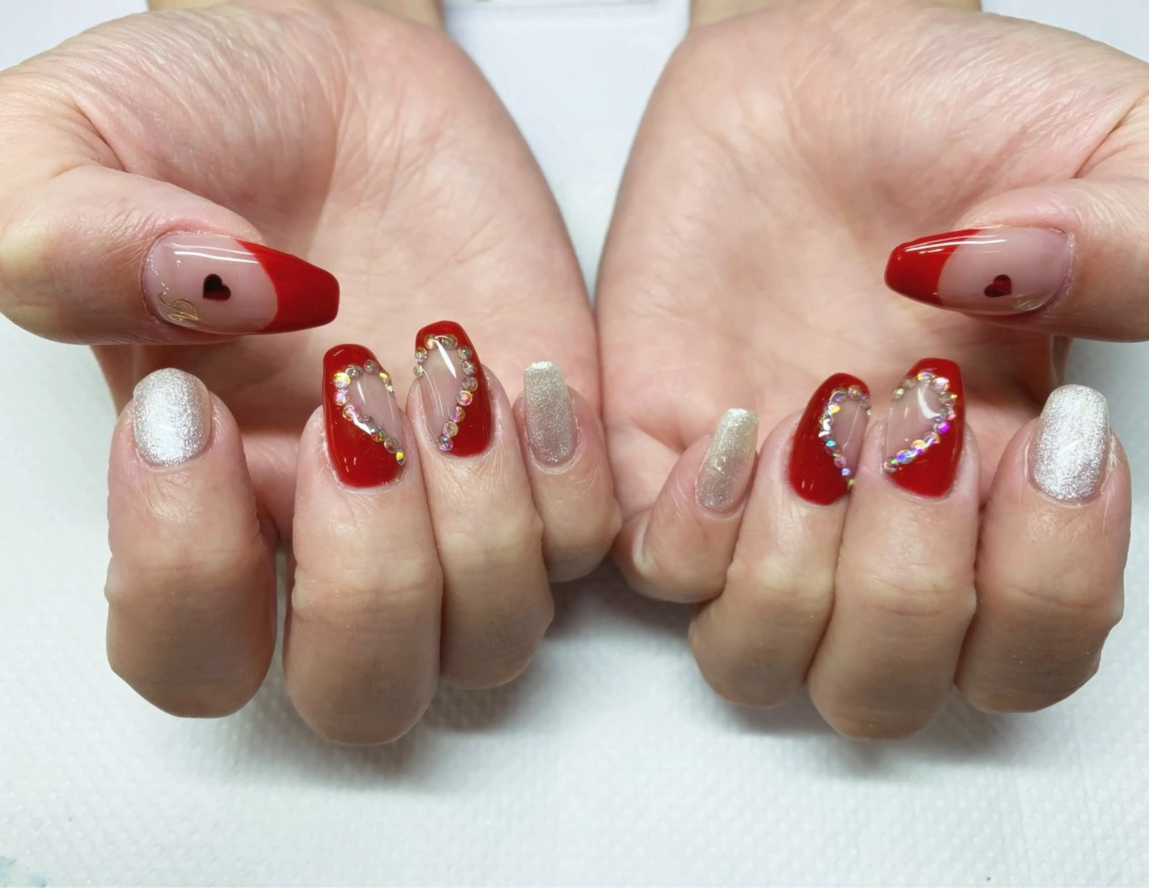 ネイル クリアネイル フレンチネイル my nail plus野江内代のネイルデザイン