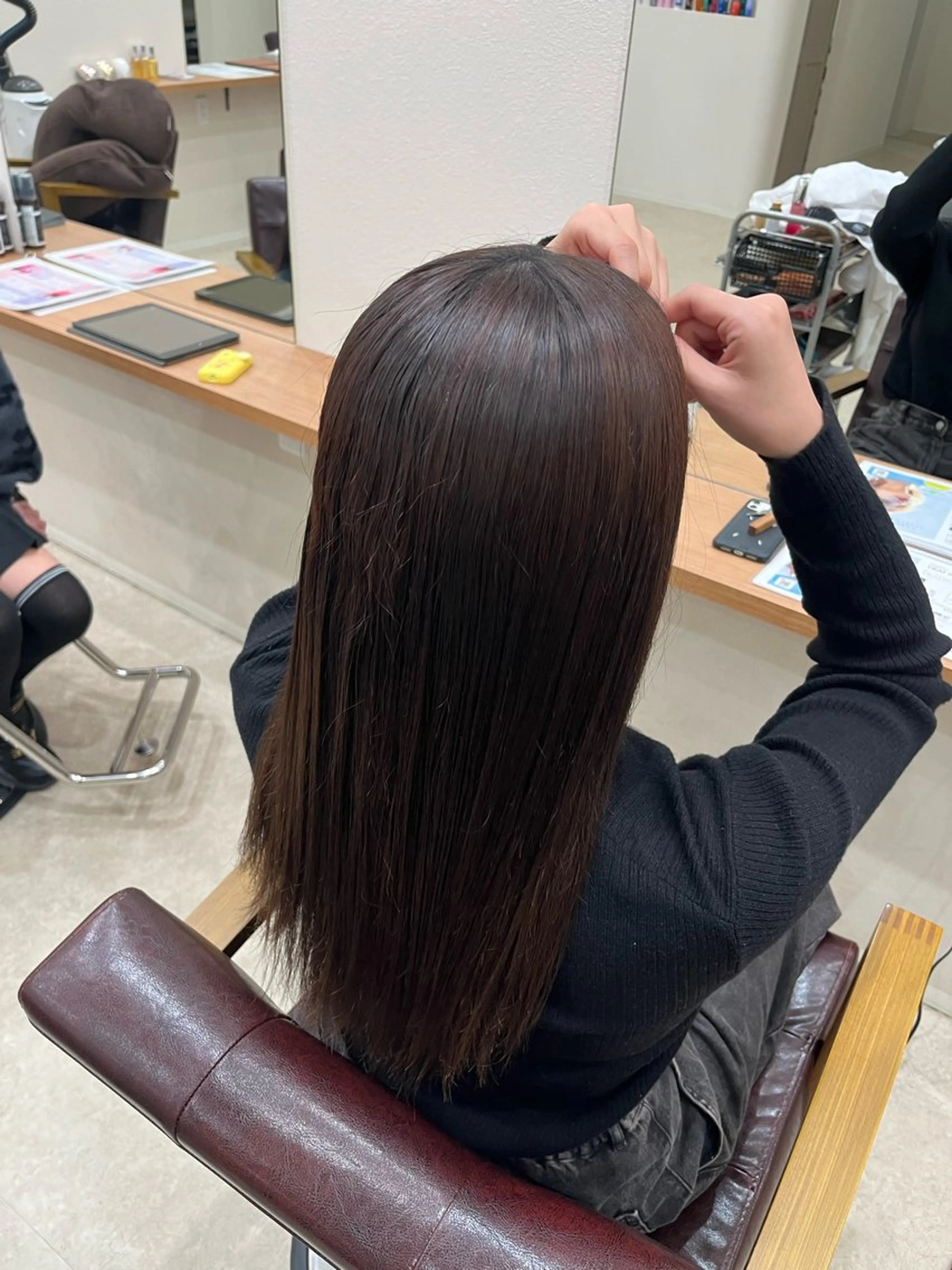 ロング mei/艶髪/透明感 カラー/ヘアセットのヘアスタイル