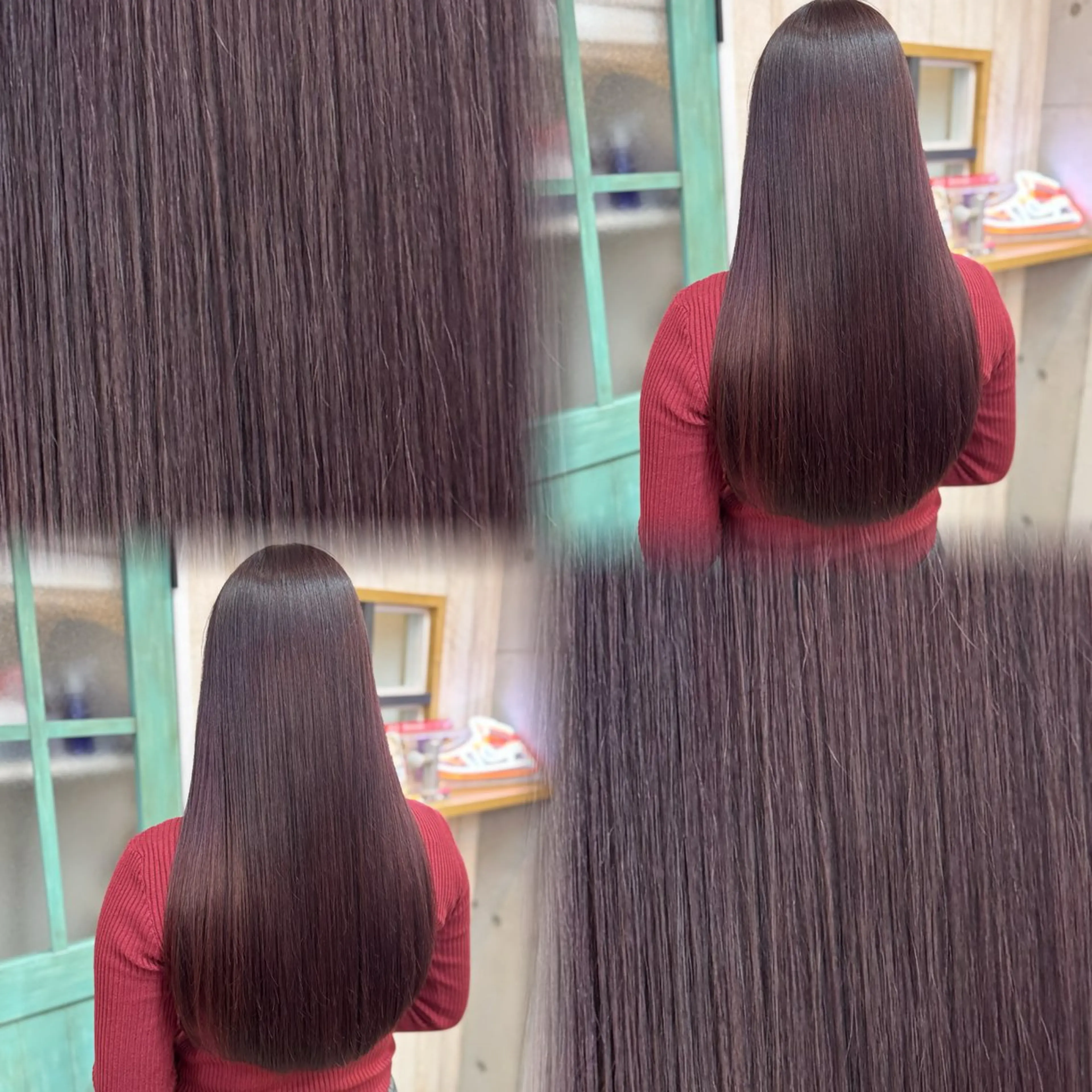 ロング カラー ヘアカラー トリートメント 髙橋 李里亜のヘアスタイル