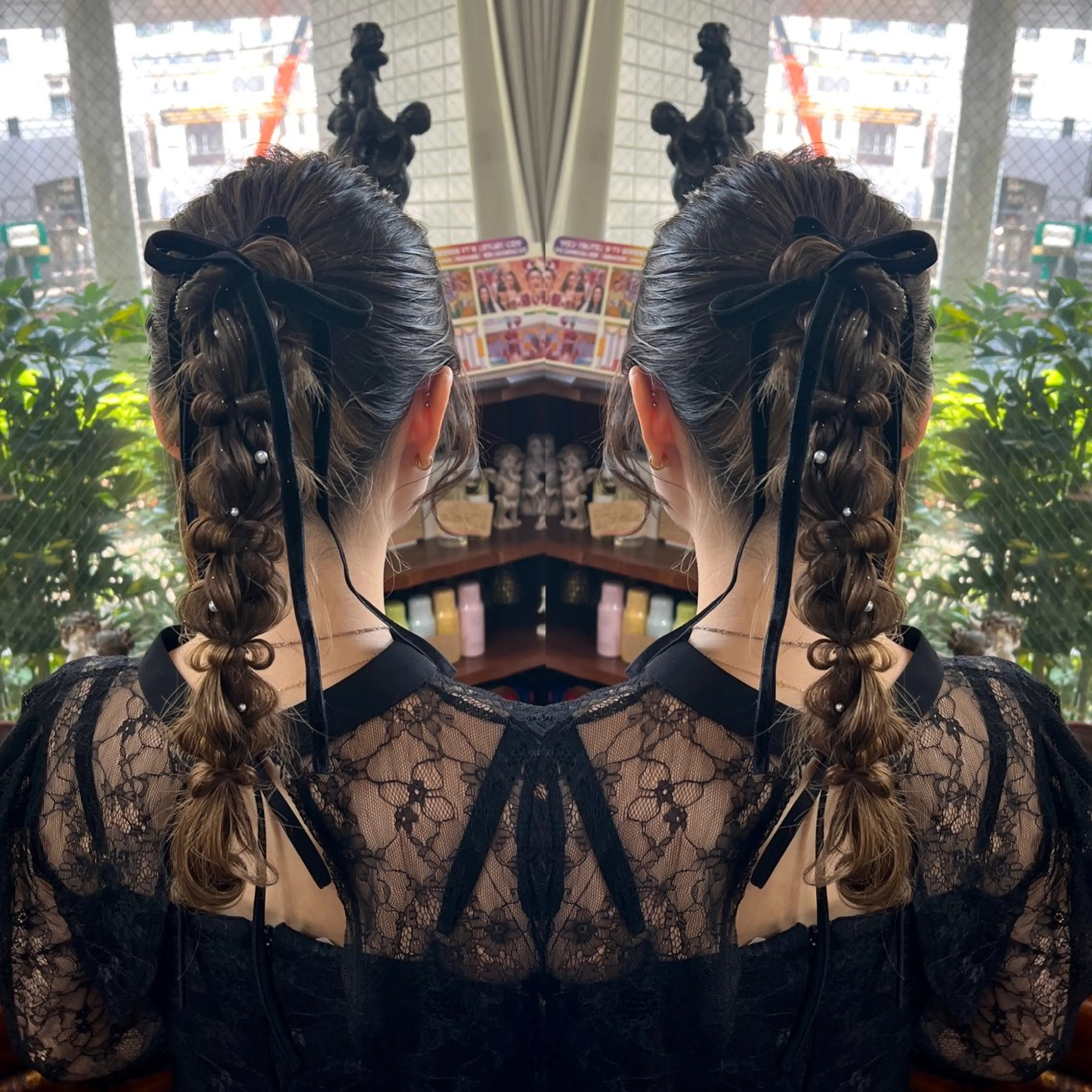 ロング ヘアアレンジ ヘアセット レイヤー/ボブ/ ミニボブ/AOIのヘアスタイル